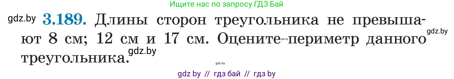 Алгебра, 7 класс Учебник, авторы: Арефьева Ирина Глебовна, Пирютко Ольга Николаевна, издательство Народная асвета, Минск, 2022, зелёного цвета, страница 189, номер 3.189, Условие