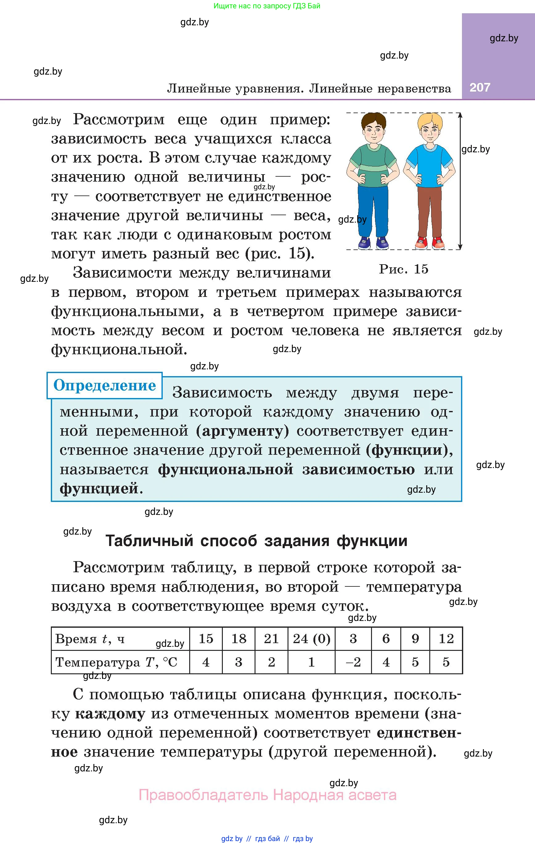 Алгебра, 7 класс Учебник, авторы: Арефьева Ирина Глебовна, Пирютко Ольга Николаевна, издательство Народная асвета, Минск, 2022, зелёного цвета, страница 207