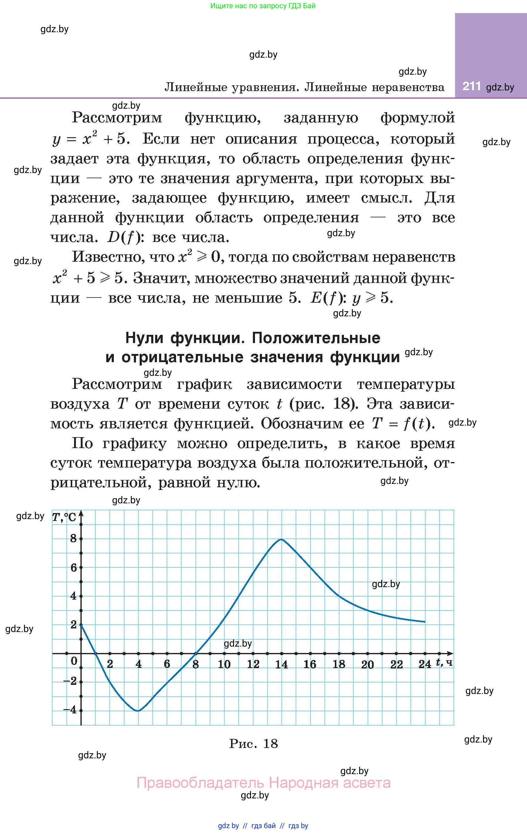 Алгебра, 7 класс Учебник, авторы: Арефьева Ирина Глебовна, Пирютко Ольга Николаевна, издательство Народная асвета, Минск, 2022, зелёного цвета, страница 211
