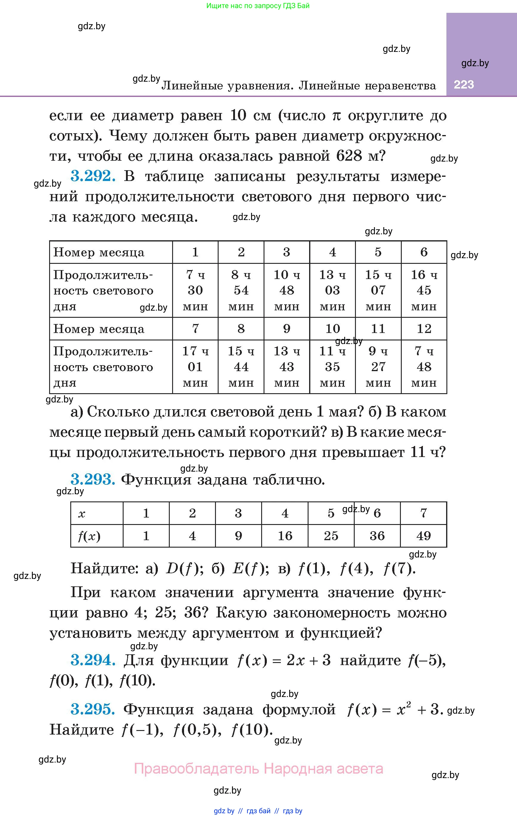 Алгебра, 7 класс Учебник, авторы: Арефьева Ирина Глебовна, Пирютко Ольга Николаевна, издательство Народная асвета, Минск, 2022, зелёного цвета, страница 223