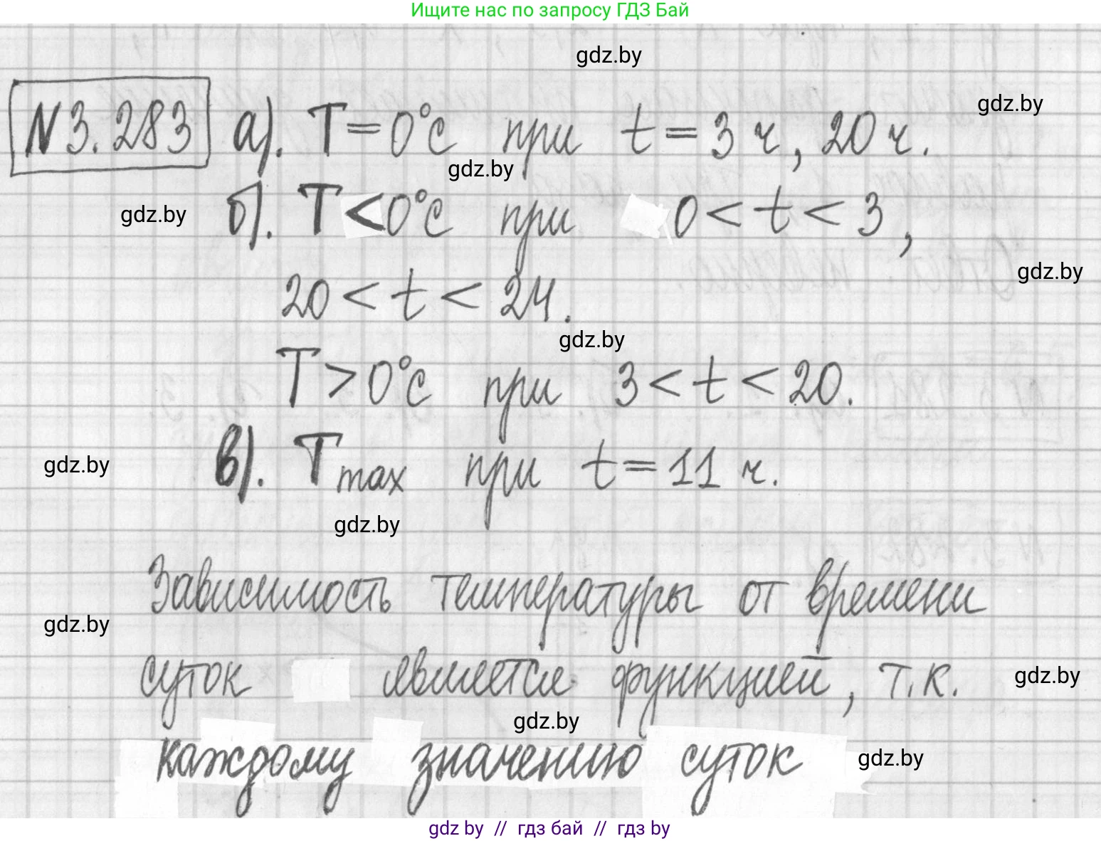 Алгебра, 7 класс Учебник, авторы: Арефьева Ирина Глебовна, Пирютко Ольга Николаевна, издательство Народная асвета, Минск, 2022, зелёного цвета, страница 220, номер 3.283, Решение