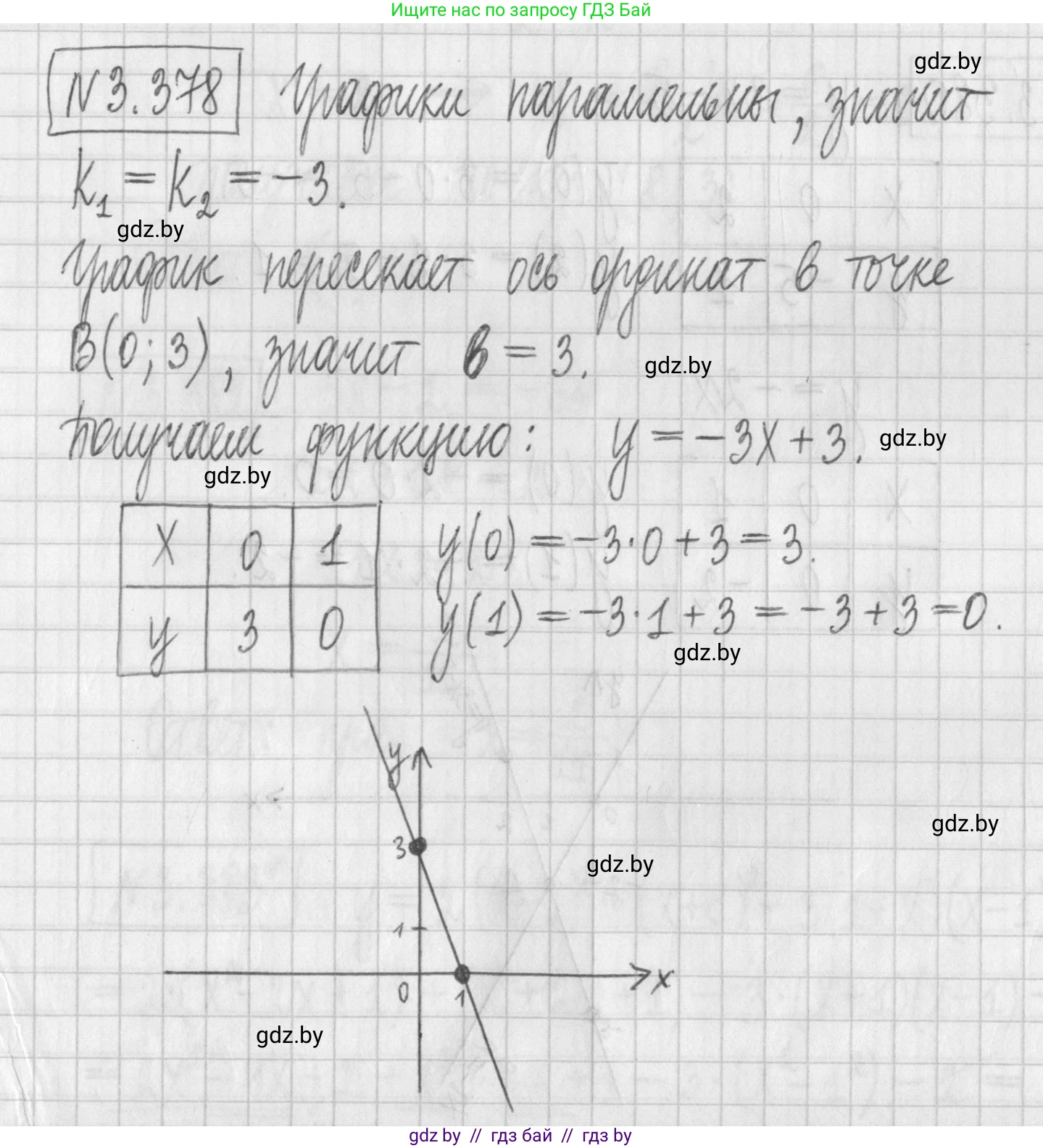 Алгебра, 7 класс Учебник, авторы: Арефьева Ирина Глебовна, Пирютко Ольга Николаевна, издательство Народная асвета, Минск, 2022, зелёного цвета, страница 248, номер 3.378, Решение