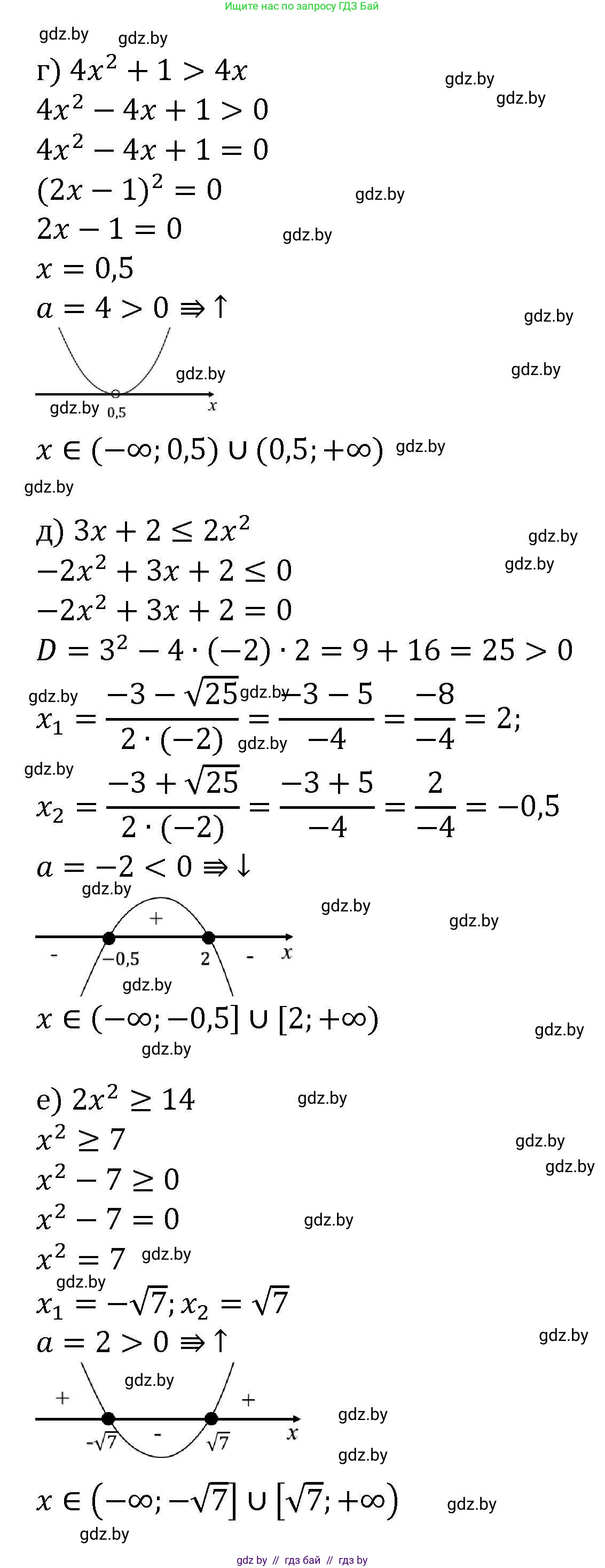 Алгебра, 8 класс Учебник, авторы: Арефьева Ирина Глебовна, Пирютко Ольга Николаевна, издательство Адукацыя i выхаванне, Минск, 2024, бирюзового цвета, страница 197, номер 3.149, Решение (продолжение 2)