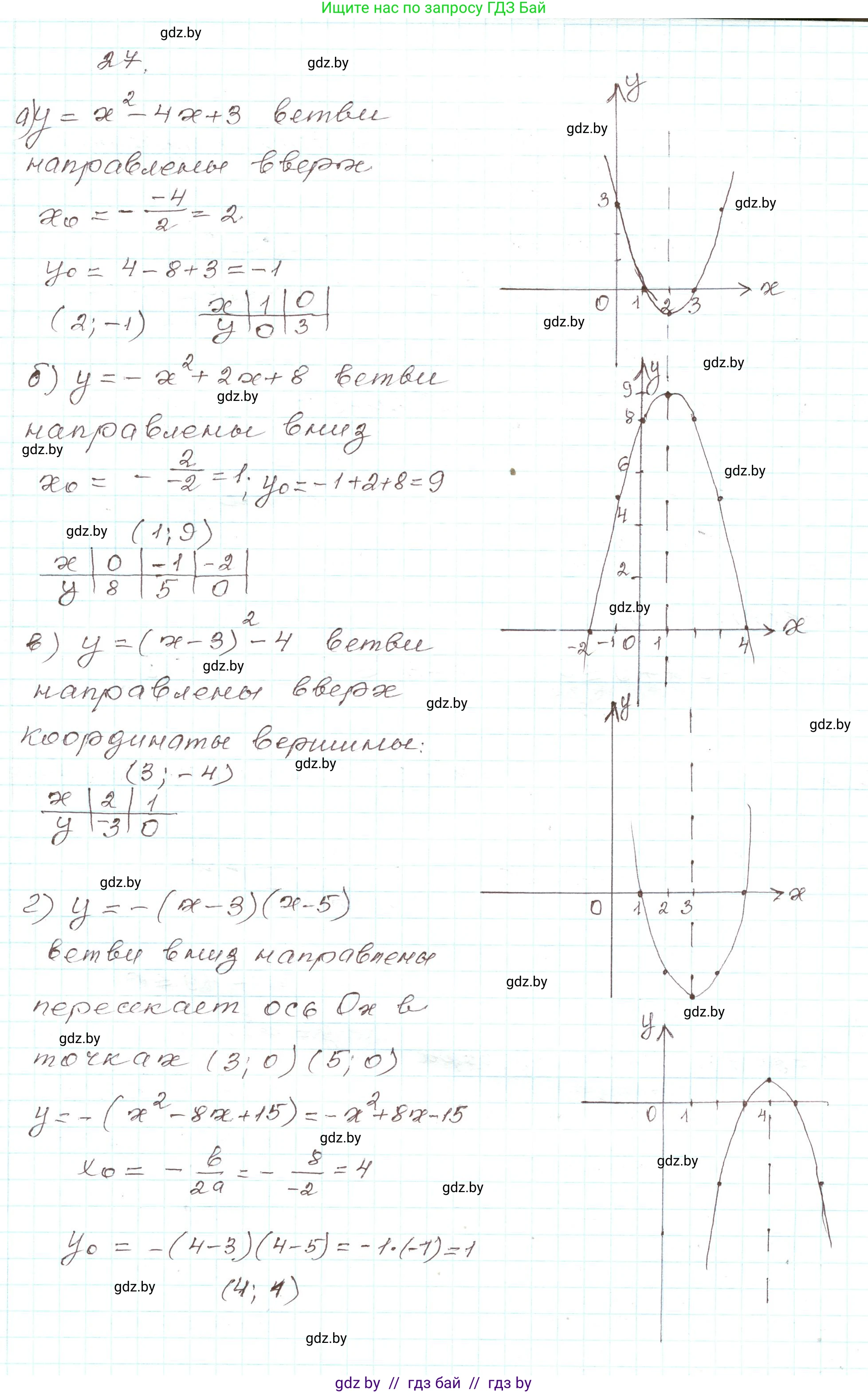 Алгебра, 9 класс Учебник, авторы: Арефьева Ирина Глебовна, Пирютко Ольга Николаевна, издательство Народная асвета, Минск, 2019, голубого цвета, страница 8, номер 27, Решение