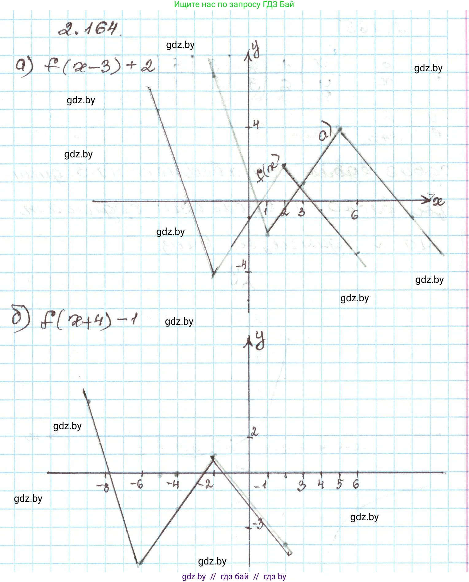 Алгебра, 9 класс Учебник, авторы: Арефьева Ирина Глебовна, Пирютко Ольга Николаевна, издательство Народная асвета, Минск, 2019, голубого цвета, страница 131, номер 2.164, Решение
