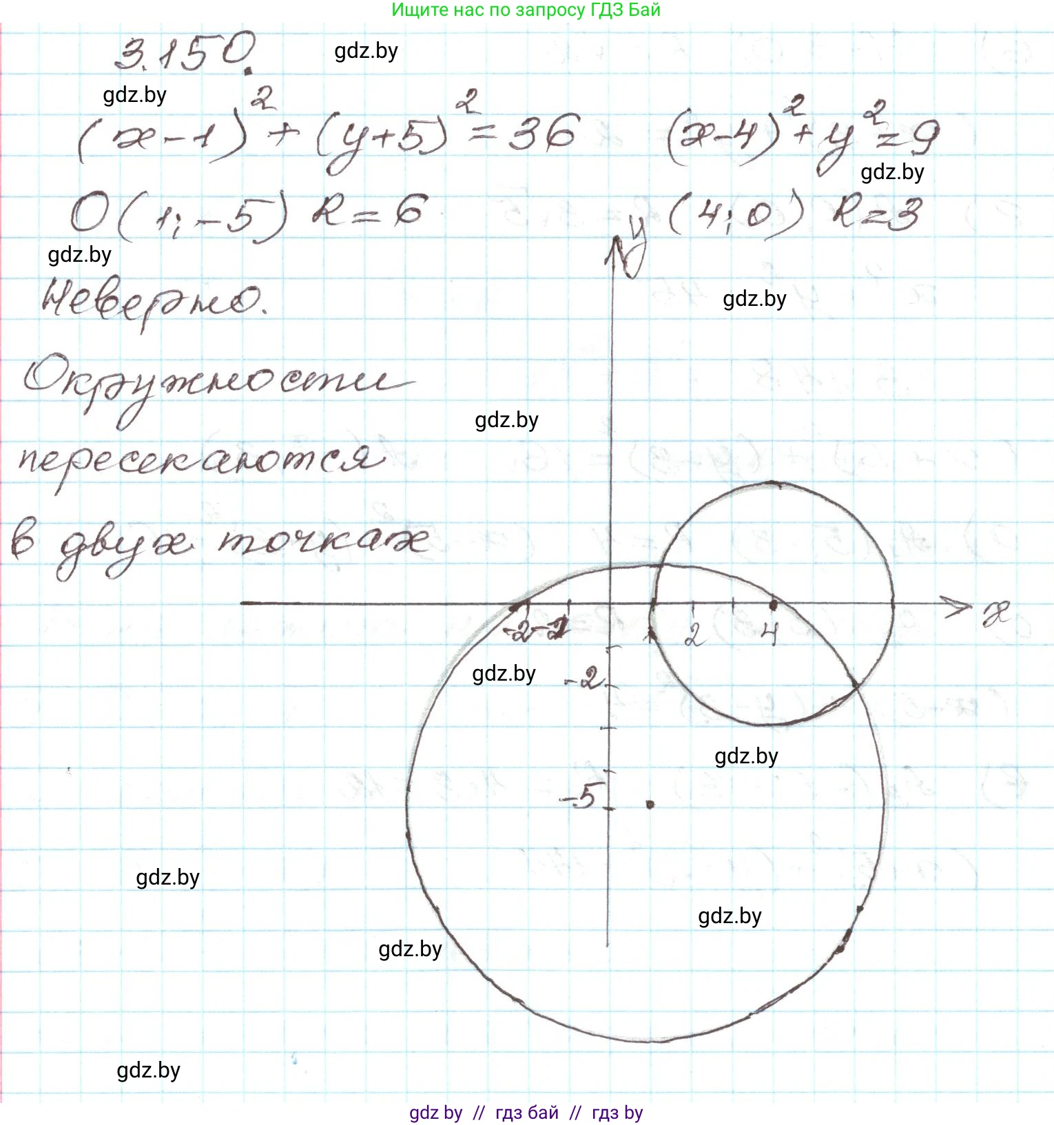 Алгебра, 9 класс Учебник, авторы: Арефьева Ирина Глебовна, Пирютко Ольга Николаевна, издательство Народная асвета, Минск, 2019, голубого цвета, страница 181, номер 3.150, Решение