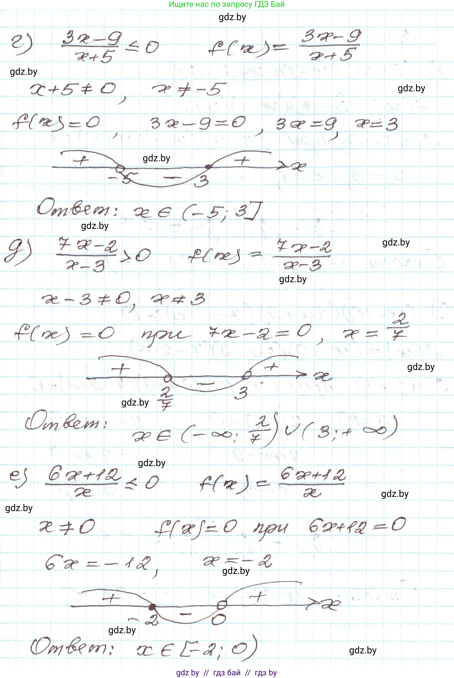 Алгебра, 9 класс Учебник, авторы: Арефьева Ирина Глебовна, Пирютко Ольга Николаевна, издательство Народная асвета, Минск, 2019, голубого цвета, страница 192, номер 3.164, Решение (продолжение 2)