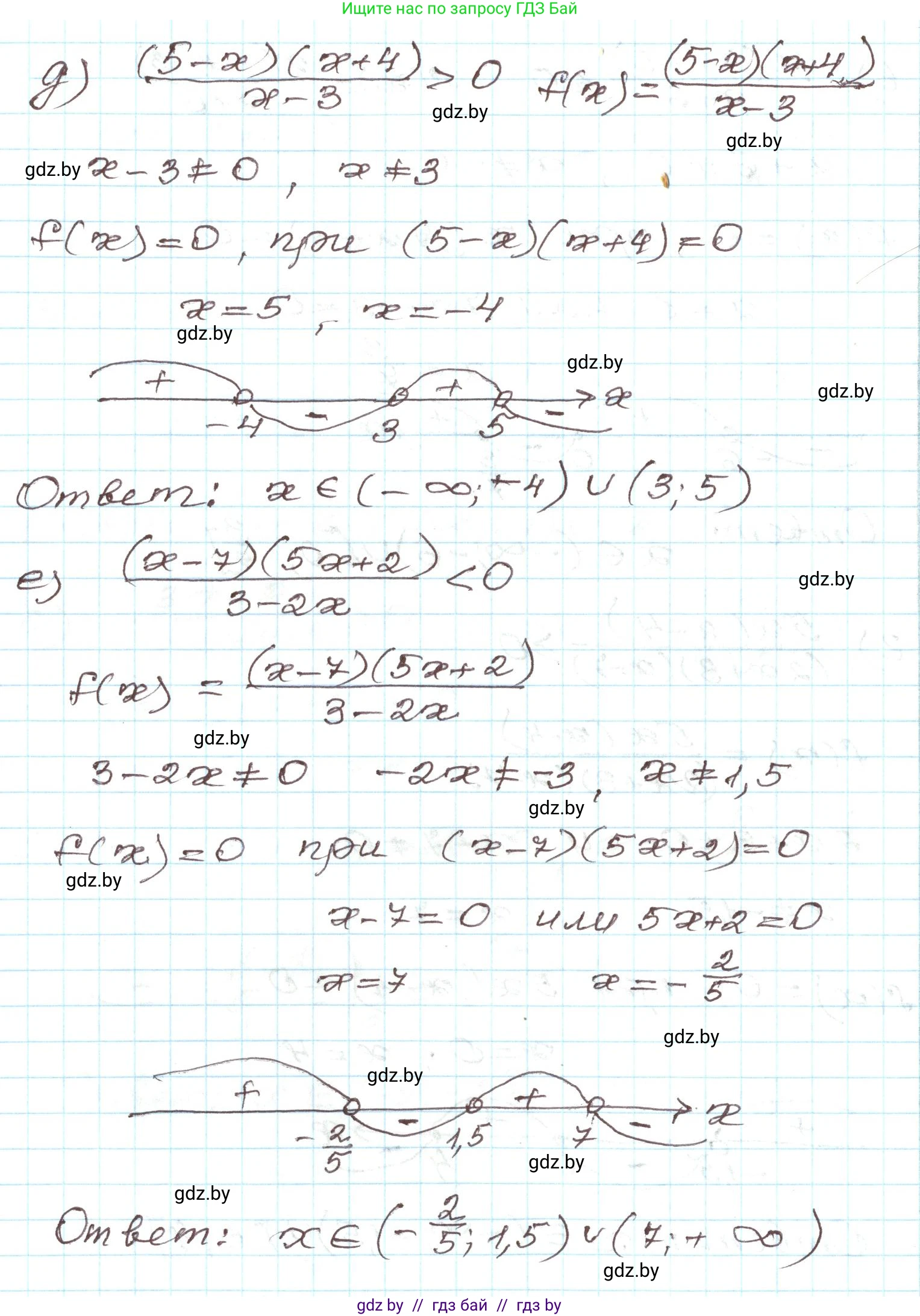 Алгебра, 9 класс Учебник, авторы: Арефьева Ирина Глебовна, Пирютко Ольга Николаевна, издательство Народная асвета, Минск, 2019, голубого цвета, страница 193, номер 3.166, Решение (продолжение 3)