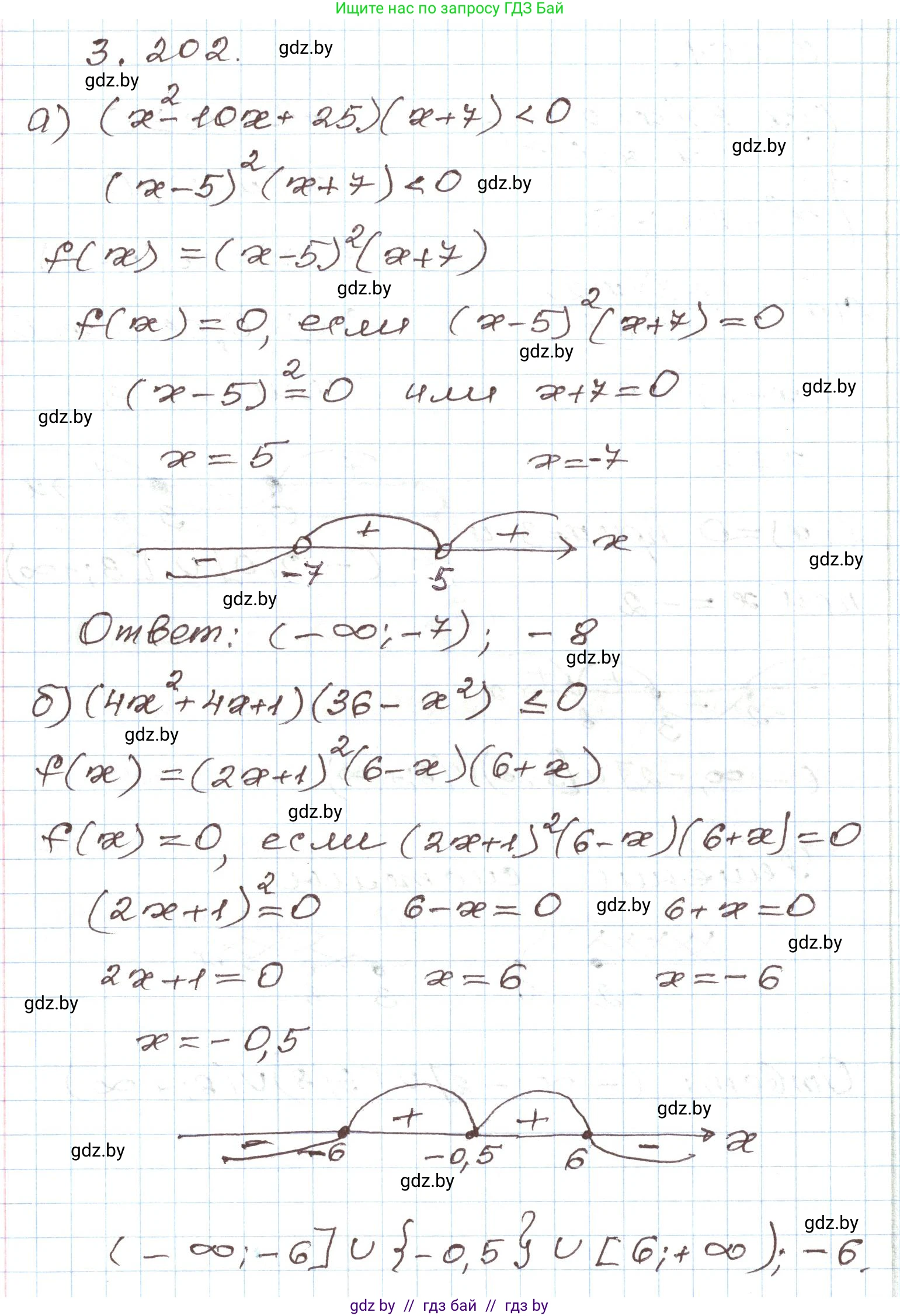 Алгебра, 9 класс Учебник, авторы: Арефьева Ирина Глебовна, Пирютко Ольга Николаевна, издательство Народная асвета, Минск, 2019, голубого цвета, страница 198, номер 3.202, Решение