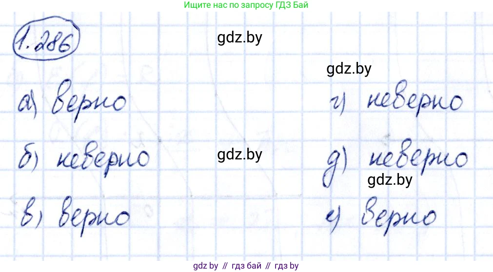 Алгебра, 10 класс Учебник, авторы: Арефьева Ирина Глебовна, Пирютко Ольга Николаевна, издательство Народная асвета, Минск, 2019, голубого цвета, страница 85, номер 1.286, Решение