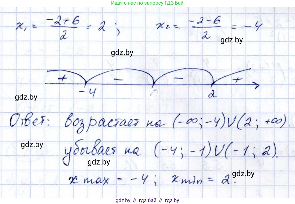 Алгебра, 10 класс Учебник, авторы: Арефьева Ирина Глебовна, Пирютко Ольга Николаевна, издательство Народная асвета, Минск, 2019, голубого цвета, страница 254, номер 3.103, Решение (продолжение 2)