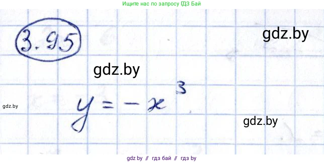 Алгебра, 10 класс Учебник, авторы: Арефьева Ирина Глебовна, Пирютко Ольга Николаевна, издательство Народная асвета, Минск, 2019, голубого цвета, страница 253, номер 3.95, Решение