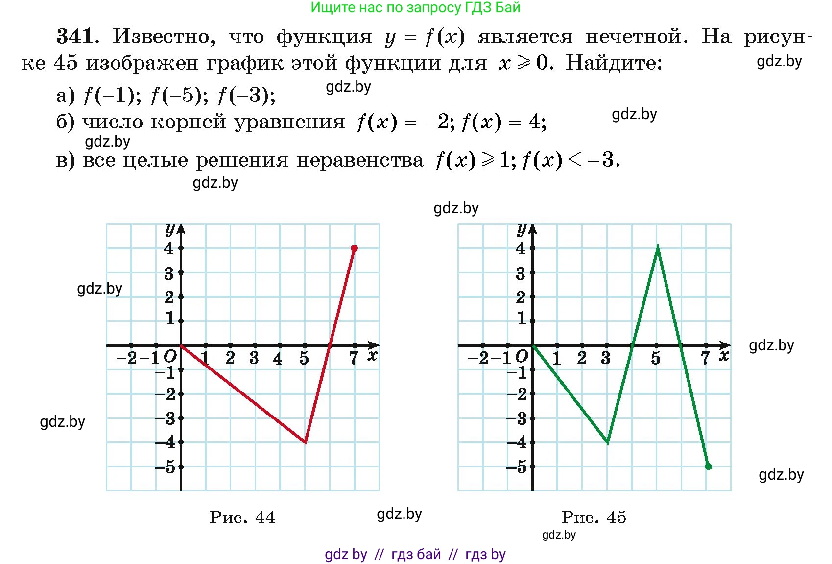 Алгебра, 11 класс Учебник, авторы: Арефьева Ирина Глебовна, Пирютко Ольга Николаевна, издательство Народная асвета, Минск, 2020, бирюзового цвета, страница 210, номер 341, Условие