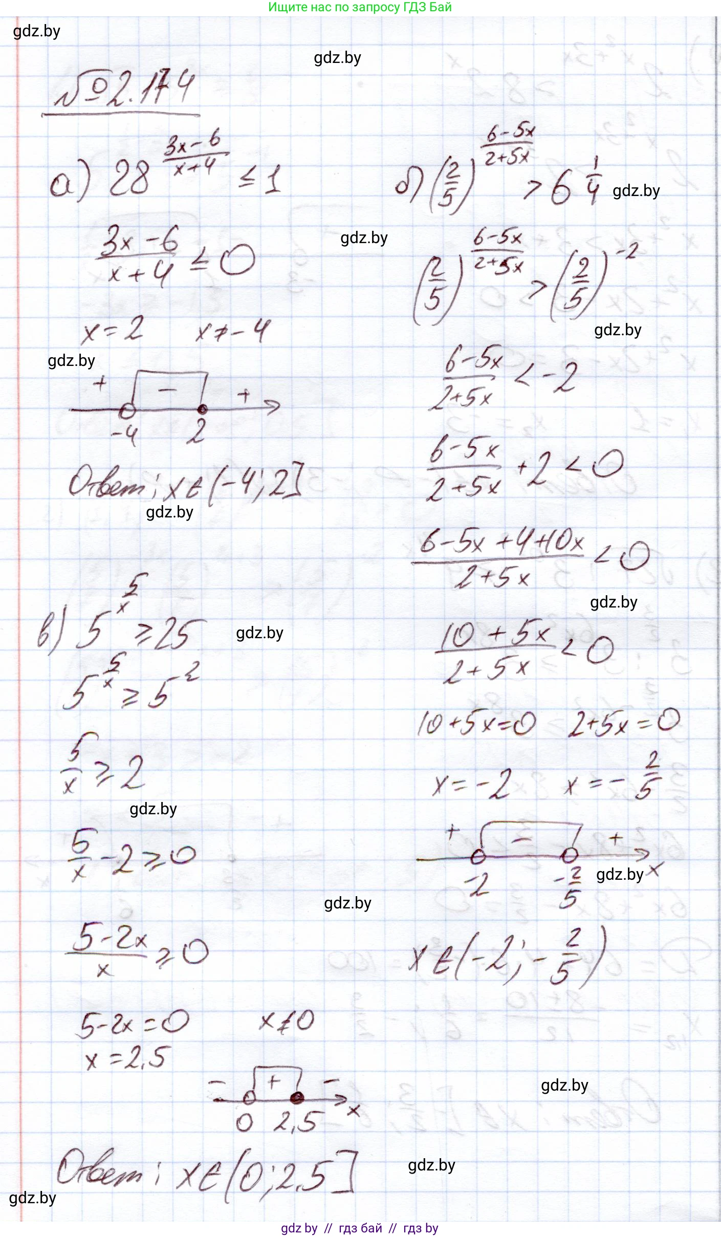 Алгебра, 11 класс Учебник, авторы: Арефьева Ирина Глебовна, Пирютко Ольга Николаевна, издательство Народная асвета, Минск, 2020, бирюзового цвета, страница 91, номер 2.174, Решение