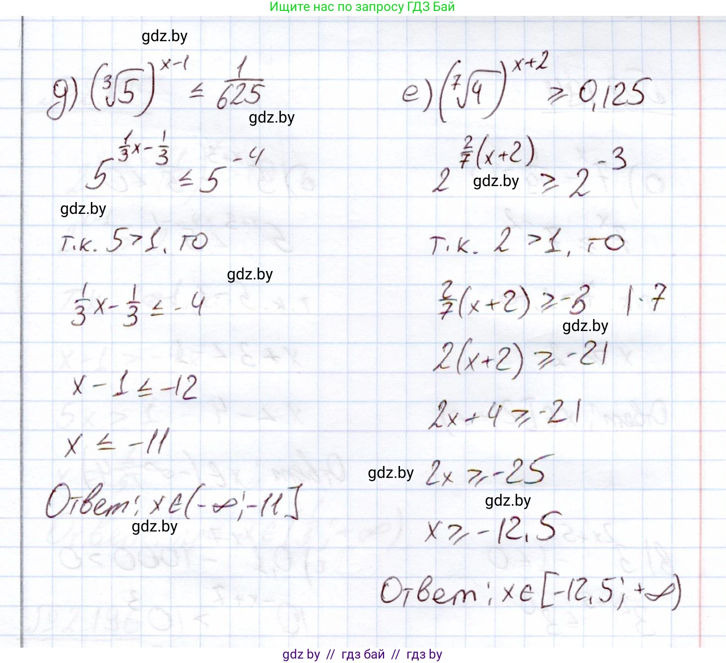 Алгебра, 11 класс Учебник, авторы: Арефьева Ирина Глебовна, Пирютко Ольга Николаевна, издательство Народная асвета, Минск, 2020, бирюзового цвета, страница 93, номер 2.192, Решение (продолжение 2)