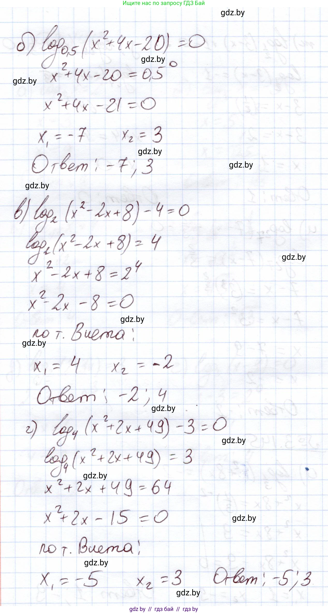 Алгебра, 11 класс Учебник, авторы: Арефьева Ирина Глебовна, Пирютко Ольга Николаевна, издательство Народная асвета, Минск, 2020, бирюзового цвета, страница 139, номер 3.145, Решение (продолжение 2)