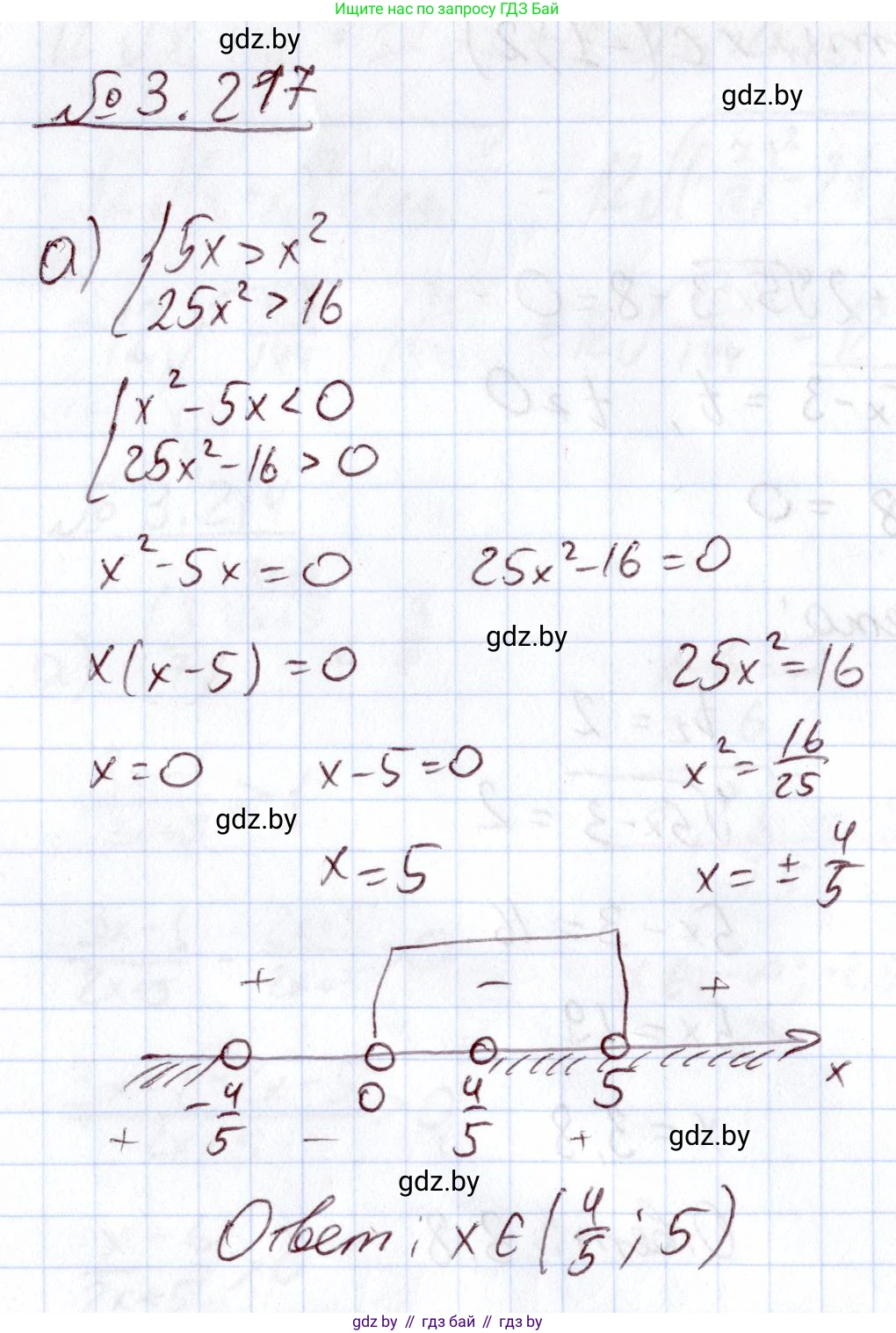 Алгебра, 11 класс Учебник, авторы: Арефьева Ирина Глебовна, Пирютко Ольга Николаевна, издательство Народная асвета, Минск, 2020, бирюзового цвета, страница 147, номер 3.217, Решение