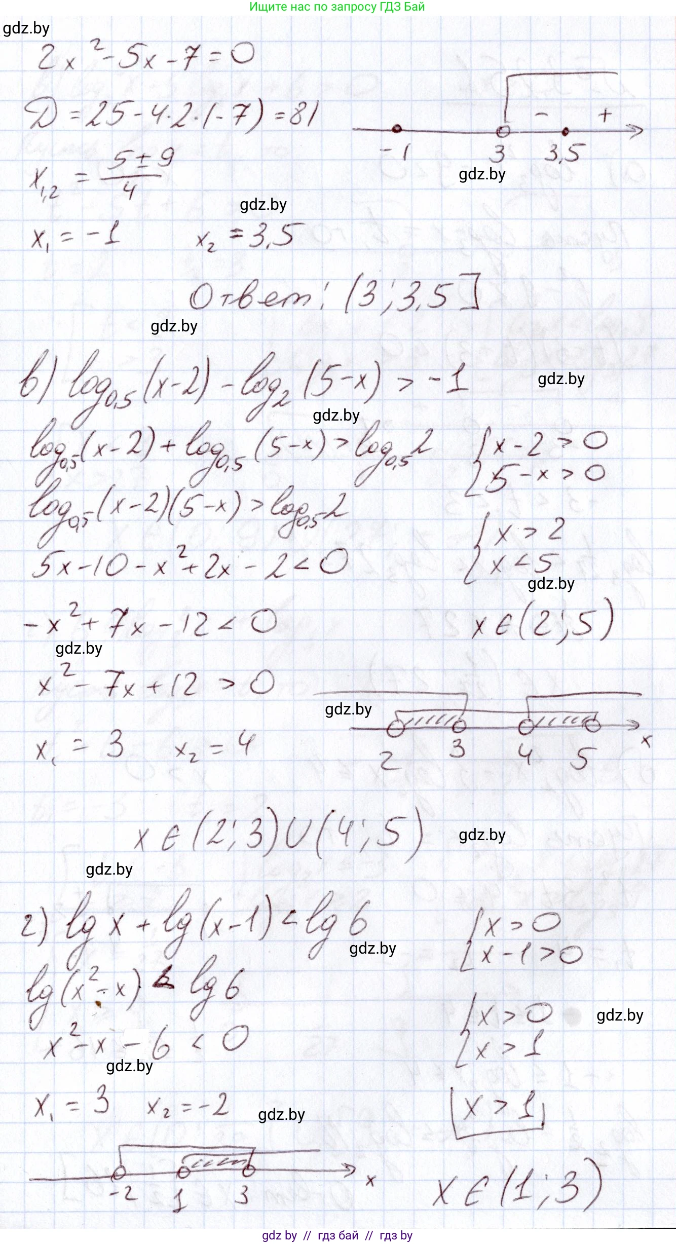 Алгебра, 11 класс Учебник, авторы: Арефьева Ирина Глебовна, Пирютко Ольга Николаевна, издательство Народная асвета, Минск, 2020, бирюзового цвета, страница 159, номер 3.250, Решение (продолжение 2)