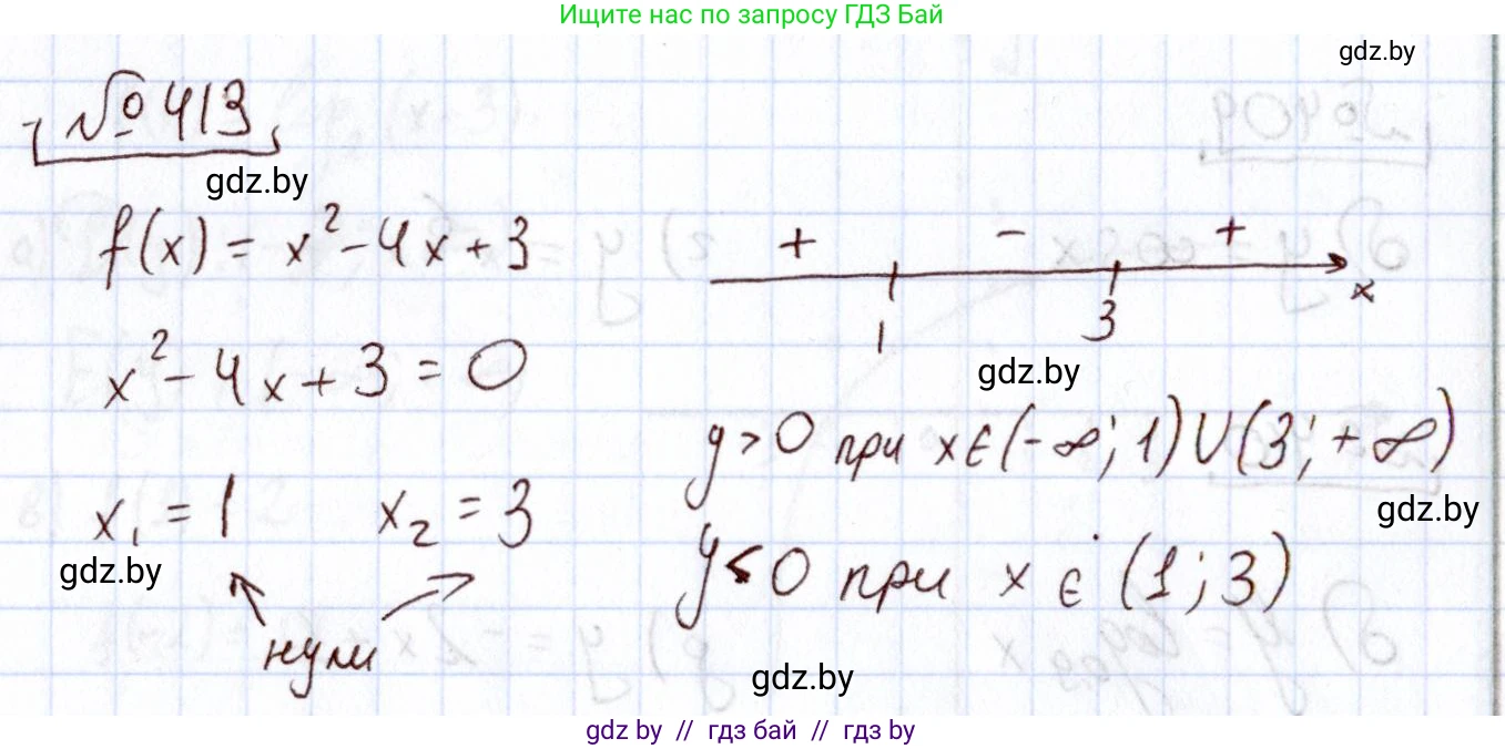 Алгебра, 11 класс Учебник, авторы: Арефьева Ирина Глебовна, Пирютко Ольга Николаевна, издательство Народная асвета, Минск, 2020, бирюзового цвета, страница 220, номер 413, Решение