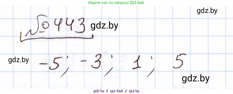 Алгебра, 11 класс Учебник, авторы: Арефьева Ирина Глебовна, Пирютко Ольга Николаевна, издательство Народная асвета, Минск, 2020, бирюзового цвета, страница 226, номер 443, Решение