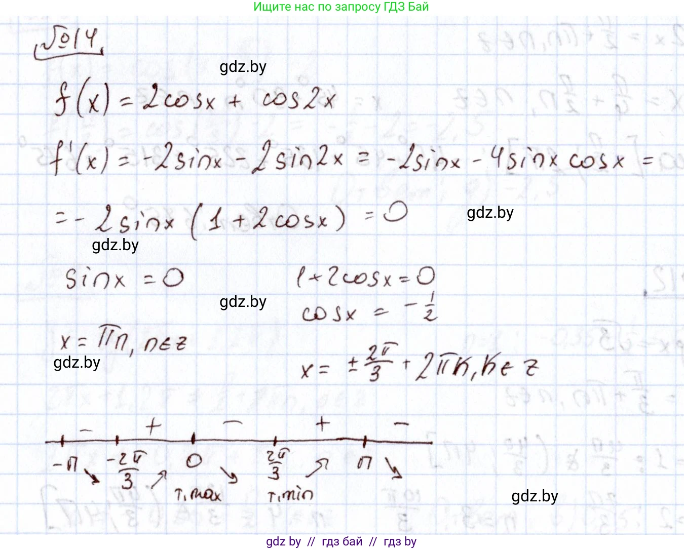 Алгебра, 11 класс Учебник, авторы: Арефьева Ирина Глебовна, Пирютко Ольга Николаевна, издательство Народная асвета, Минск, 2020, бирюзового цвета, страница 245, номер 14, Решение