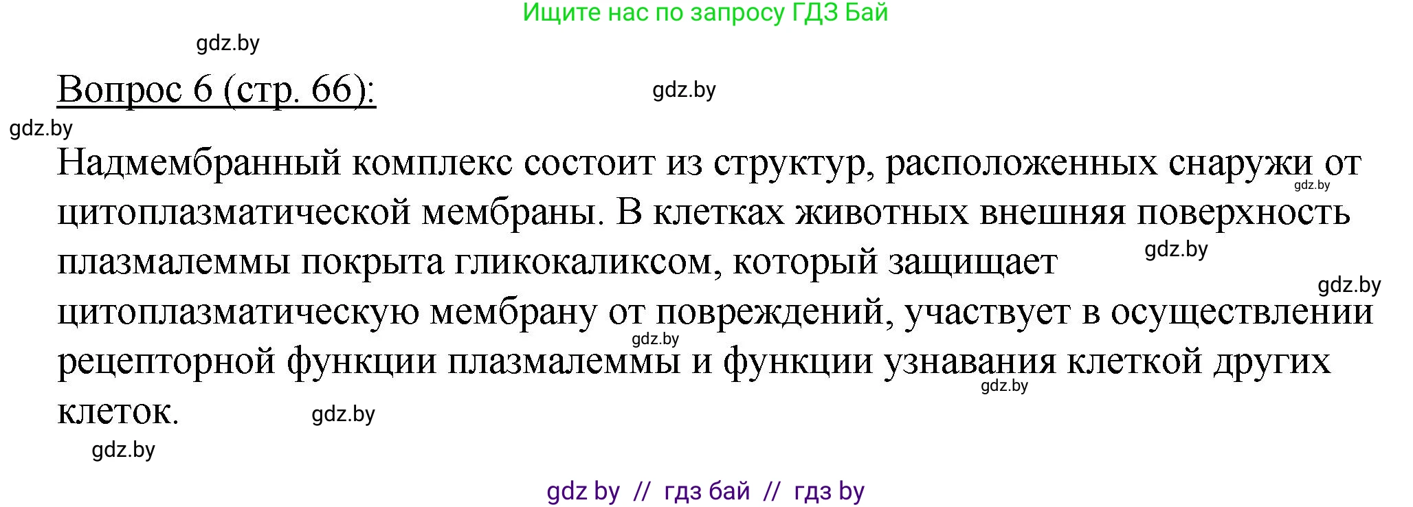 Биология, 11 класс Учебник, авторы: Дашков Максим Леонидович, Песнякевич Александр Георгиевич, Головач Алексей Михайлович, издательство Народная асвета, Минск, 2021, голубого цвета, страница 66, номер 6, Решение