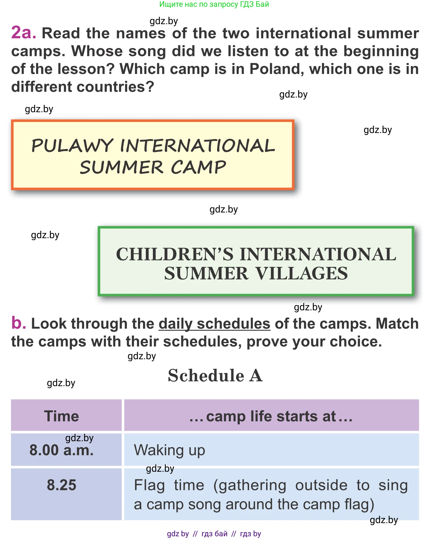 Английский язык (english), 6 класс Учебник, авторы: Демченко Наталья Валентиновна, Севрюкова Татьяна Юрьевна, Юхнель Наталья Валентиновна, Наумова Елена Георгиевна, Рыбалко О Н, Манешина А В, Маслёнченко Н А, издательство Вышэйшая школа, Минск, 2018, красного цвета, Часть 1, страница 8, номер 2, Условие