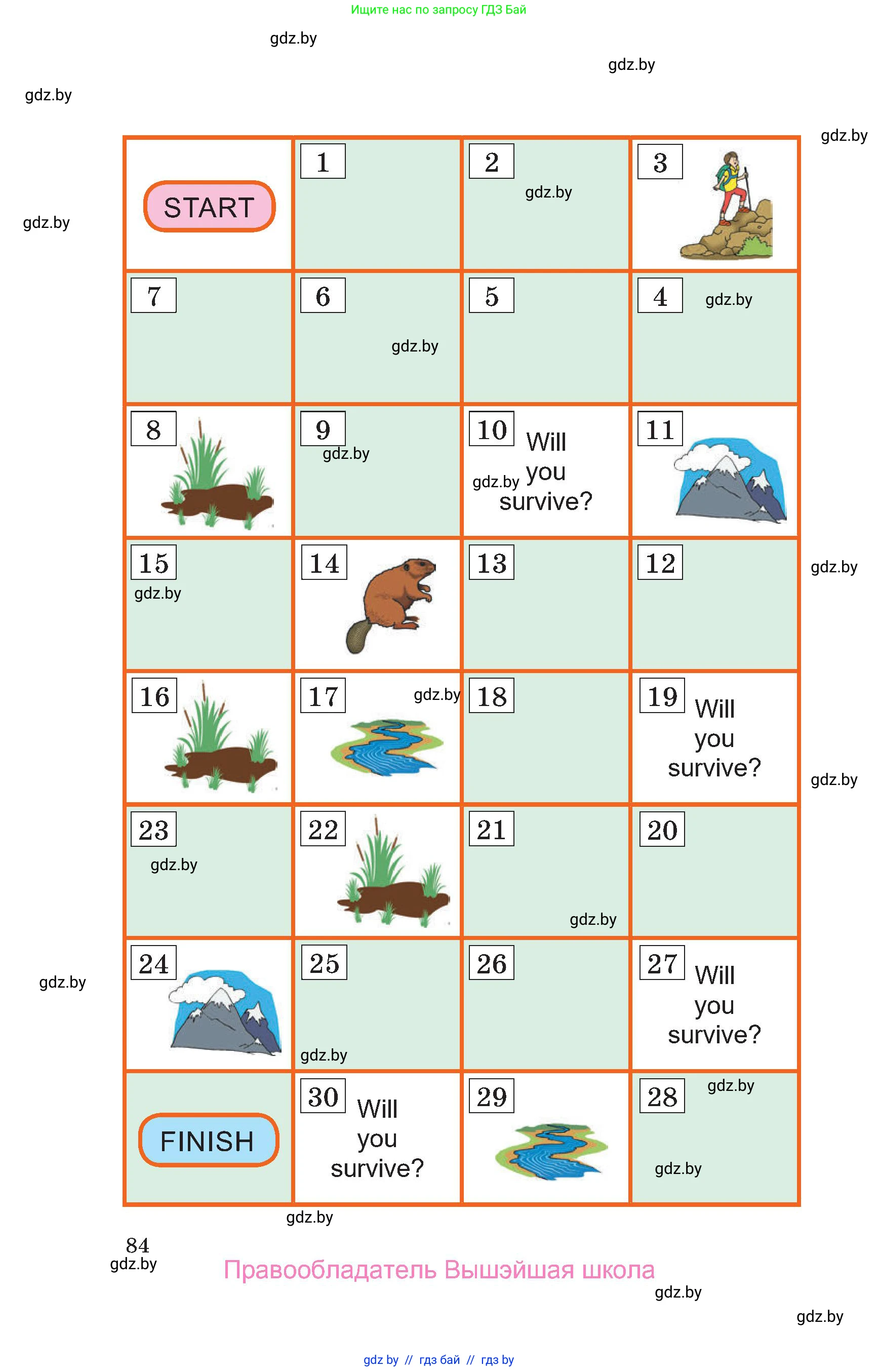 Английский язык (english), 6 класс Учебник, авторы: Демченко Наталья Валентиновна, Севрюкова Татьяна Юрьевна, Юхнель Наталья Валентиновна, Наумова Елена Георгиевна, Рыбалко О Н, Манешина А В, Маслёнченко Н А, издательство Вышэйшая школа, Минск, 2018, красного цвета, Часть 1, страница 84