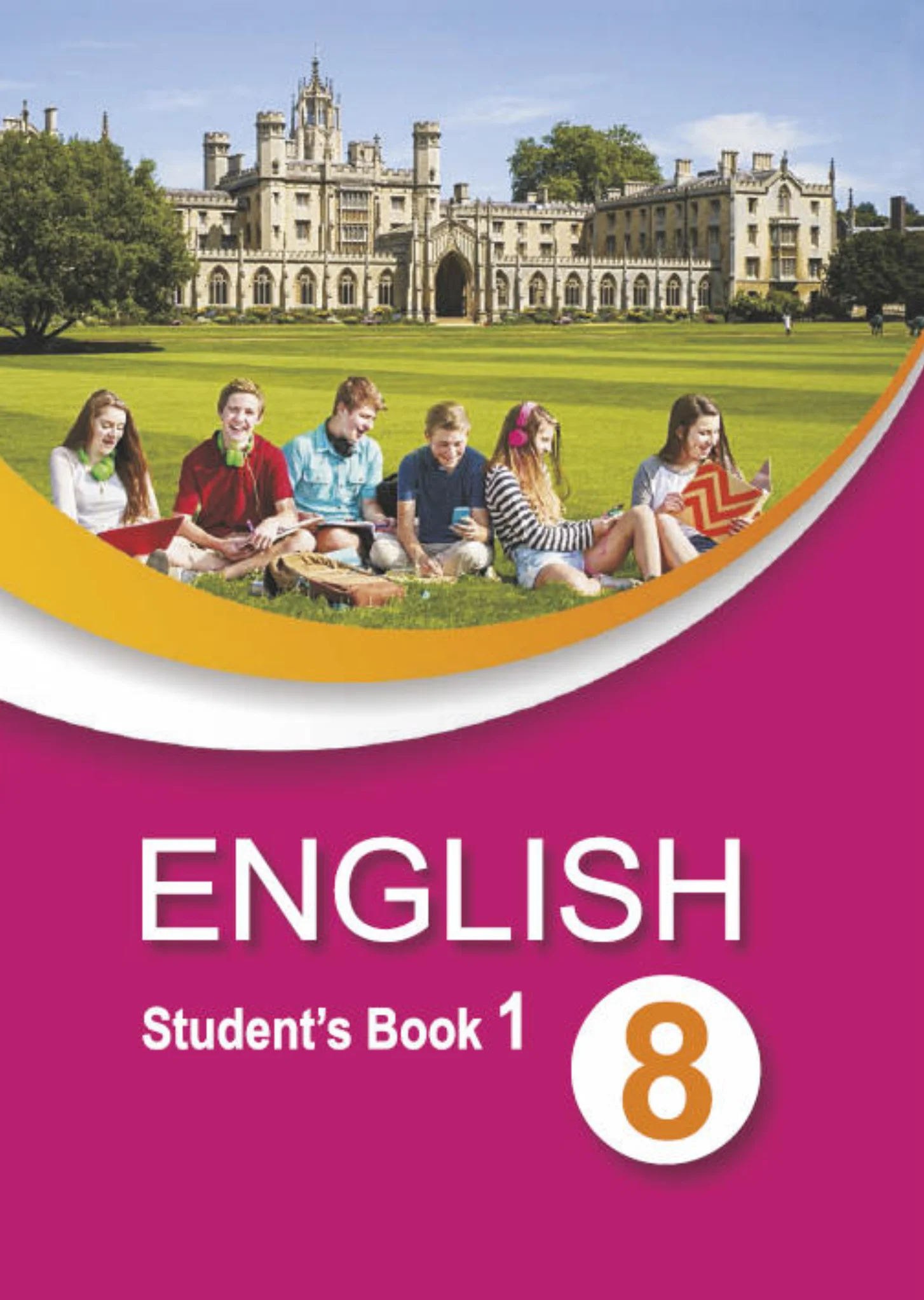 Английский язык (english), 8 класс Учебник, авторы: Демченко Наталья Валентиновна, Севрюкова Татьяна Юрьевна, Наумова Елена Георгиевна, Рыбалко О Н, Манешина А В, Маслёнченко Н А, Бушуева Эдите Владиславовна, издательство Вышэйшая школа, Минск, 2020, розового цвета, часть 1