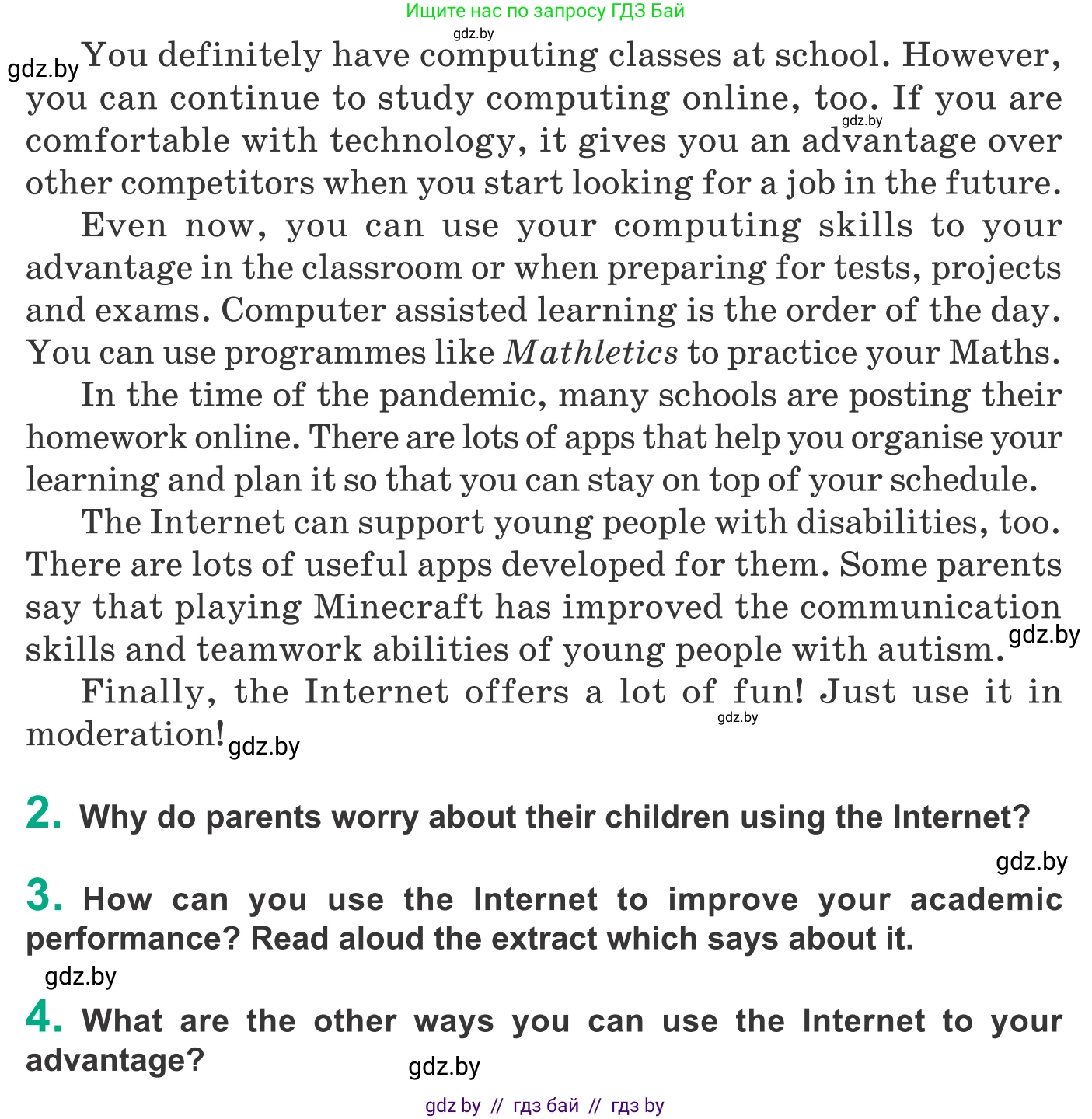 Английский язык (english), 9 класс Учебник (Student's book), авторы: Демченко Наталья Валентиновна, Юхнель Наталья Валентиновна, Романчук Вероника Романовна, Малиновская Елена Александровна, Севрюкова Татьяна Юрьевна, издательство Вышэйшая школа, Минск, 2022, белого цвета, Часть ( Part) 2, страница 174, Условие (продолжение 2)