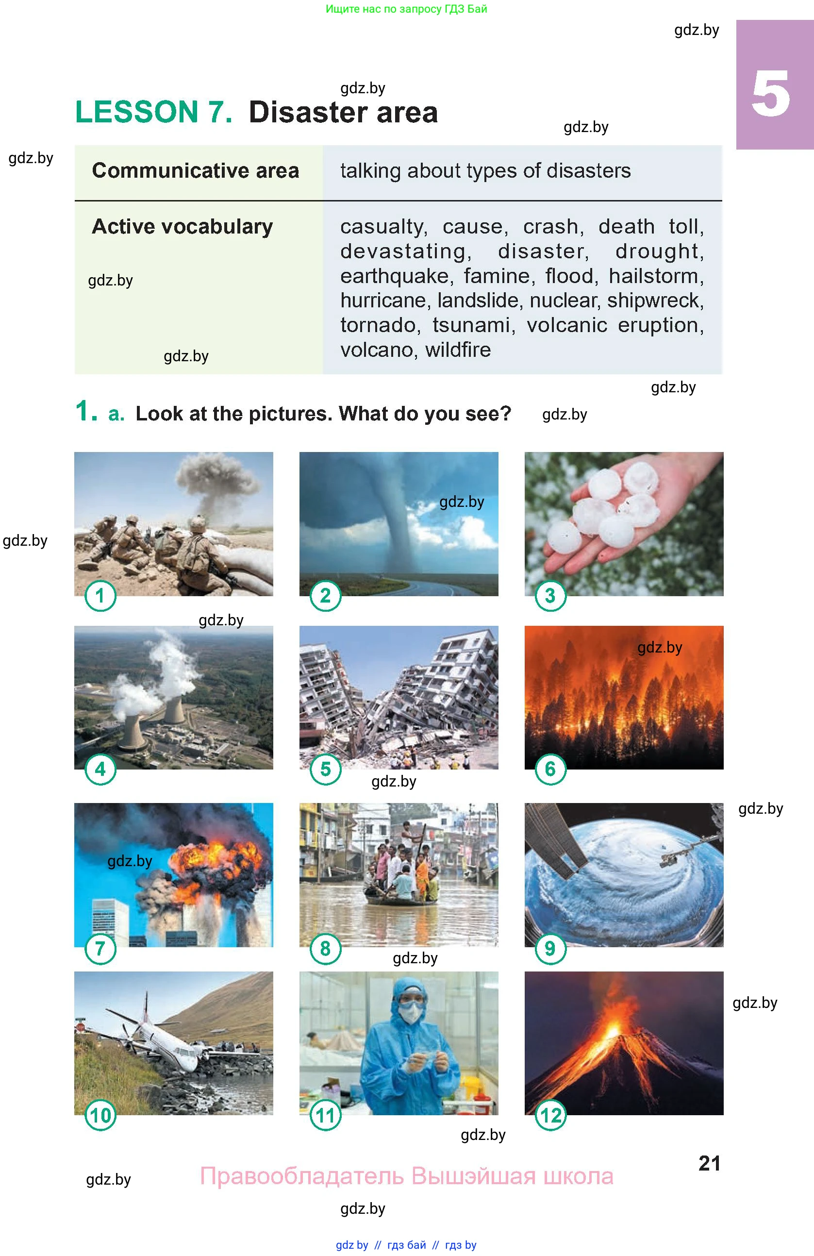 Английский язык (english), 9 класс Учебник (Student's book), авторы: Демченко Наталья Валентиновна, Юхнель Наталья Валентиновна, Романчук Вероника Романовна, Малиновская Елена Александровна, Севрюкова Татьяна Юрьевна, издательство Вышэйшая школа, Минск, 2022, белого цвета, Часть ( Part) 2, страница 21