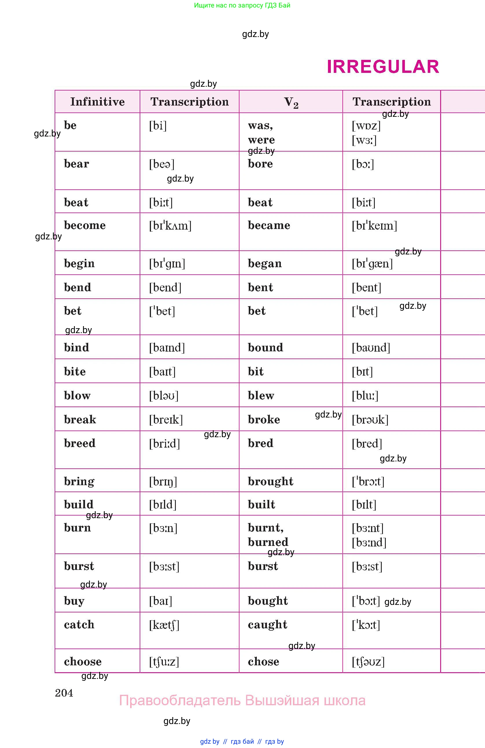 Английский язык (english), 10 класс Учебник (Student's book), авторы: Демченко Наталья Валентиновна, Юхнель Наталья Валентиновна, Севрюкова Татьяна Юрьевна, Бушуева Эдите Владиславовна, Лапицкая Людмила Михайловна (Lapitskaya Ludmila), издательство Вышэйшая школа, Минск, 2021, голубого цвета, Часть ( Part) 2, страница 204