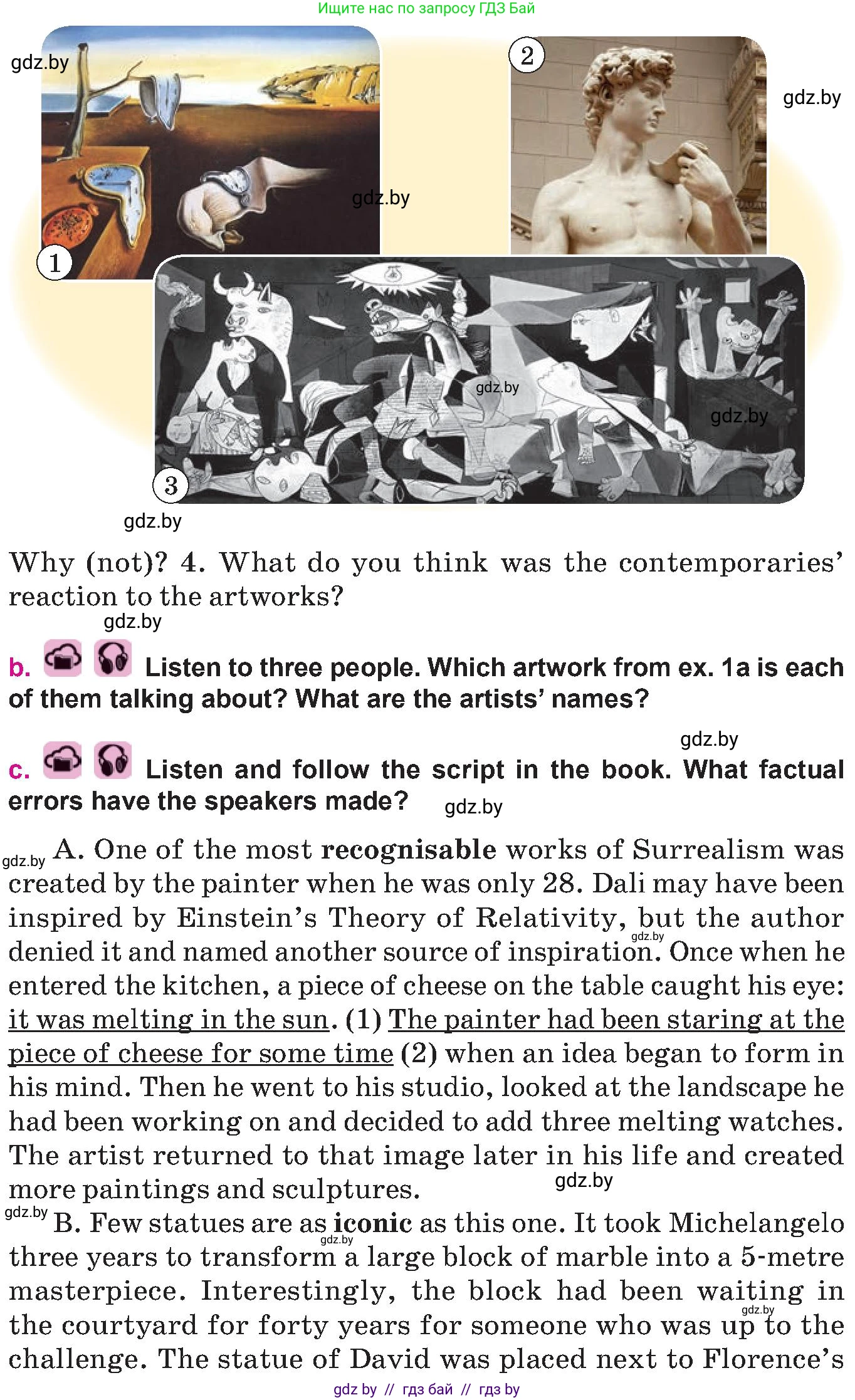 Английский язык (english), 10 класс Учебник (Student's book), авторы: Демченко Наталья Валентиновна, Юхнель Наталья Валентиновна, Севрюкова Татьяна Юрьевна, Бушуева Эдите Владиславовна, Лапицкая Людмила Михайловна (Lapitskaya Ludmila), издательство Вышэйшая школа, Минск, 2021, голубого цвета, Часть ( Part) 2, страница 9, номер 1, Условие (продолжение 2)