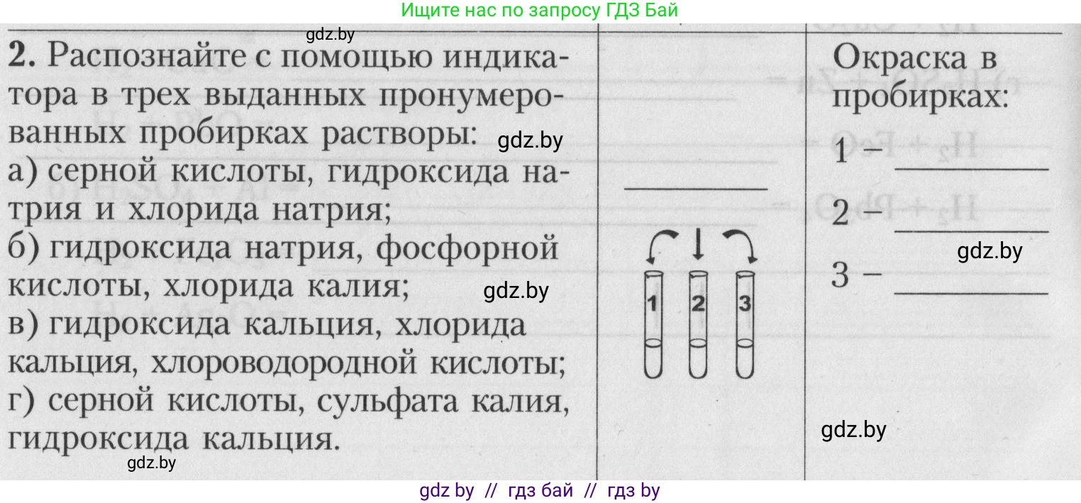 Химия, 7 класс Тетрадь для практических работ, автор: Борушко Ирина Ивановна, издательство Сэр-Вит, Минск, 2022, розового цвета, Часть 1, страница 30, номер 2, Условие