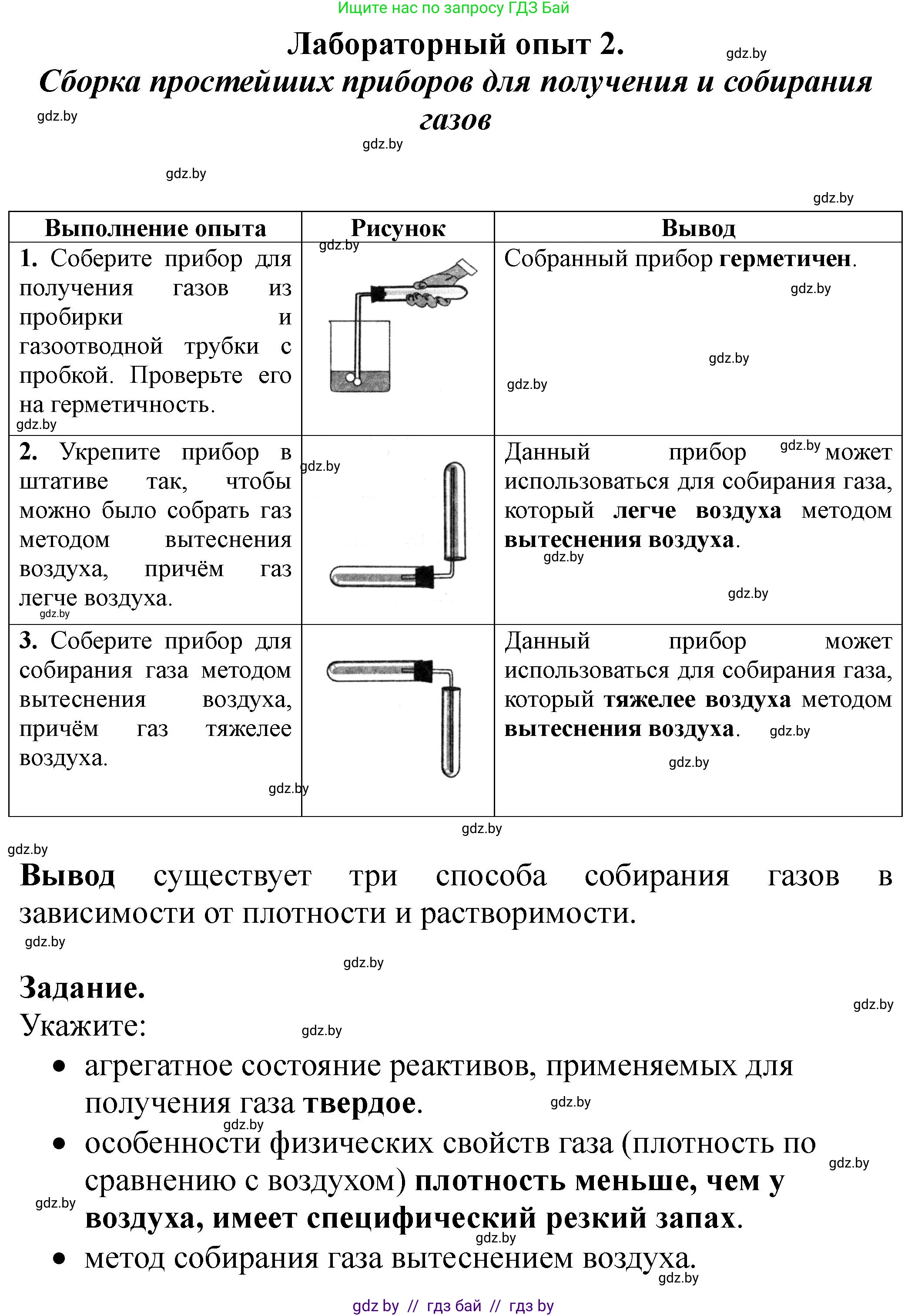 Химия, 7 класс Тетрадь для практических работ, автор: Борушко Ирина Ивановна, издательство Сэр-Вит, Минск, 2022, розового цвета, Часть 2, страница 5, Решение