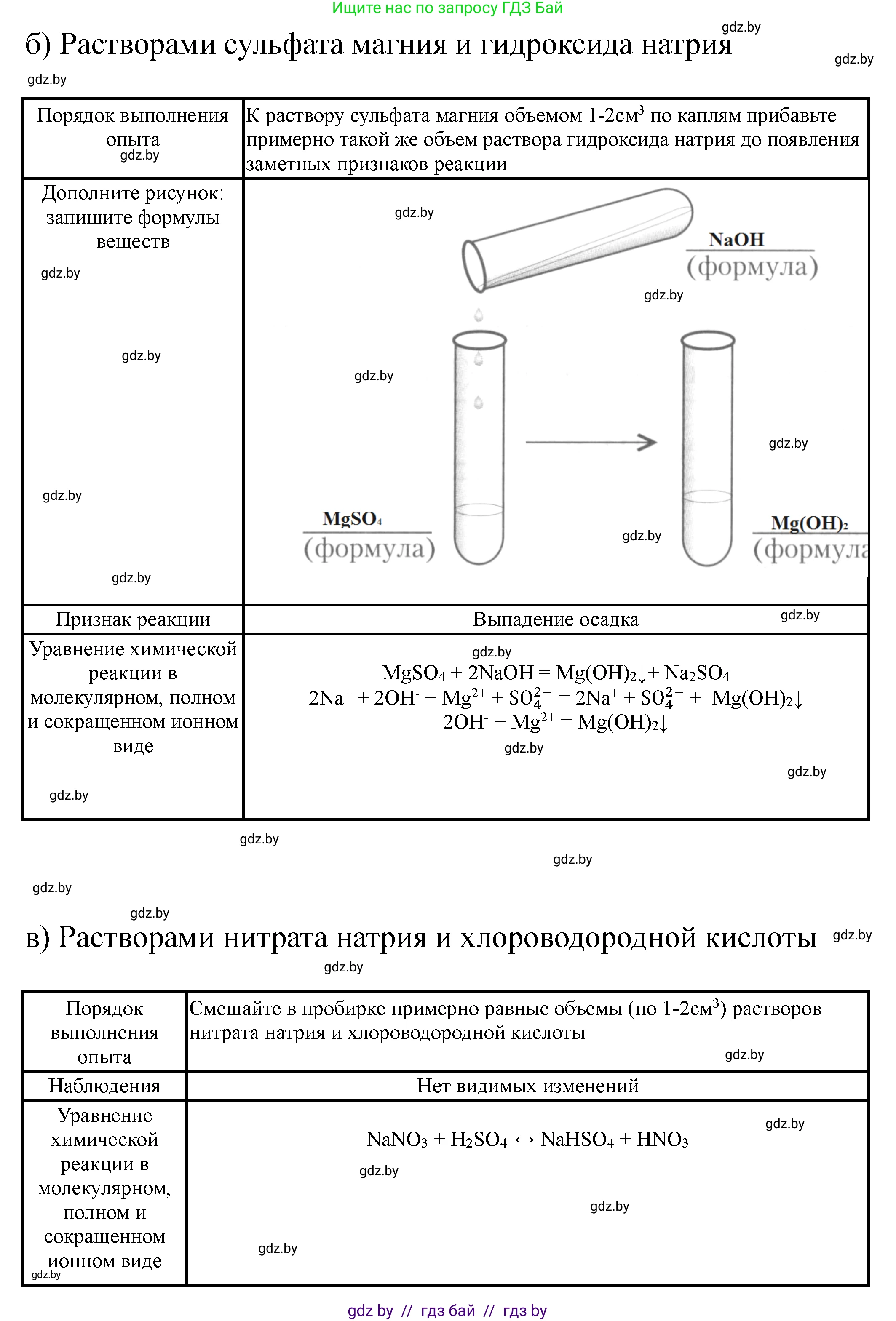 Химия, 9 класс Тетрадь для практических работ, автор: Сечко Ольга Ивановна, издательство Аверсэв, Минск, 2021, салатового цвета, страница 10, Решение (продолжение 2)