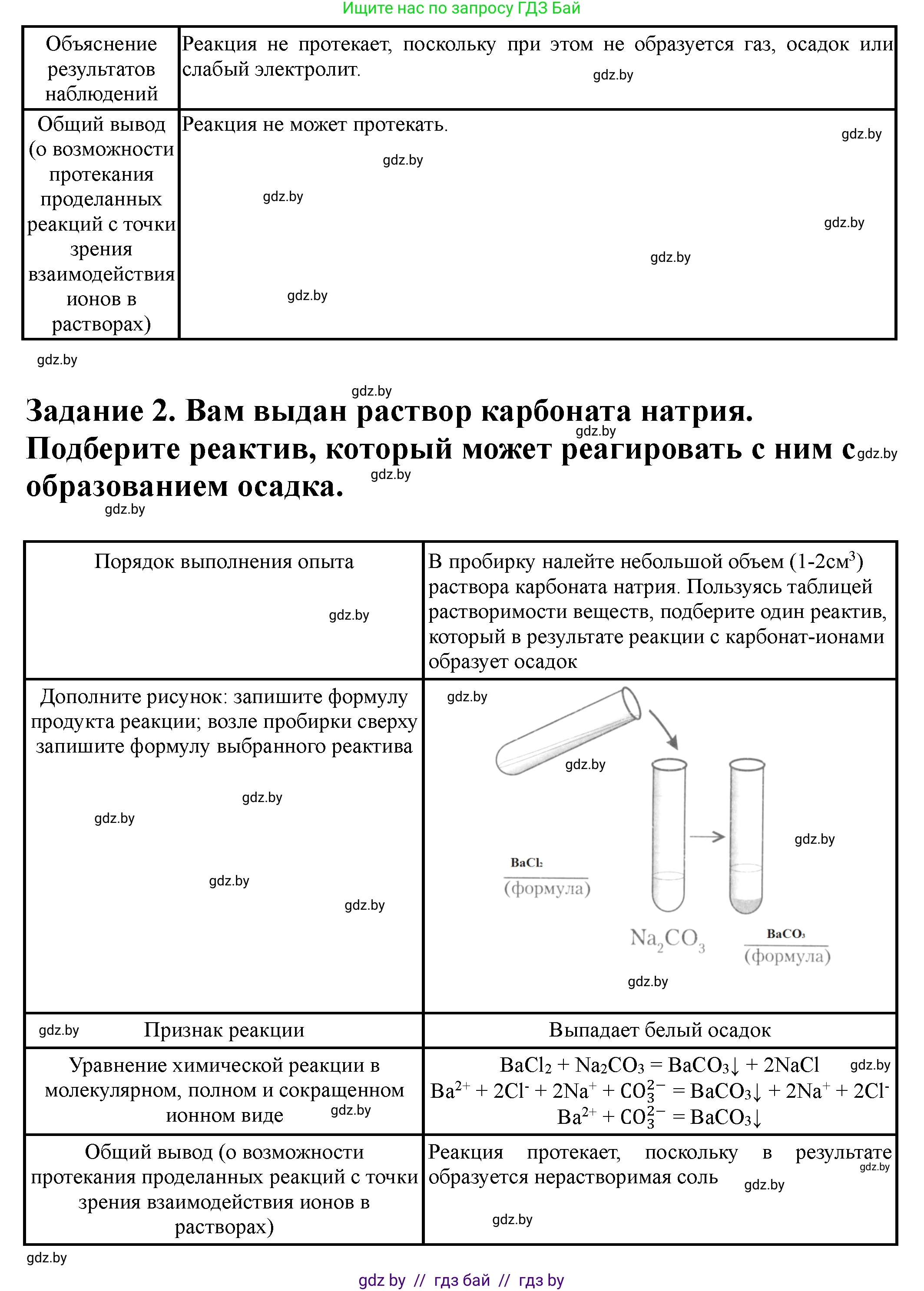 Химия, 9 класс Тетрадь для практических работ, автор: Сечко Ольга Ивановна, издательство Аверсэв, Минск, 2021, салатового цвета, страница 10, Решение (продолжение 3)