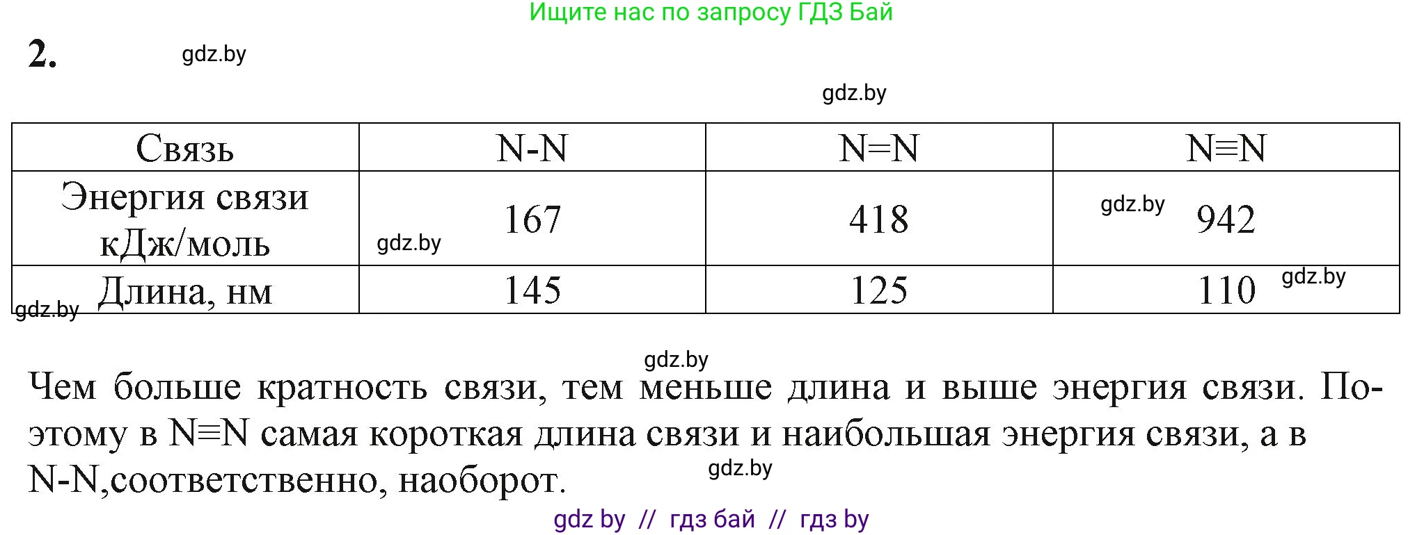 Химия, 11 класс Учебник, авторы: Мычко Дмитрий Иванович, Прохоревич Константин Николаевич, Борушко Ирина Ивановна, издательство Адукацыя i выхаванне, Минск, 2021, зелёного цвета, страница 82, номер 2, Решение