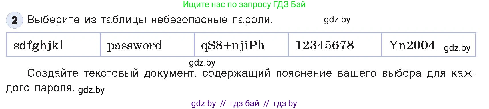 Информатика, 9 класс Учебник, авторы: Котов Владимир Михайлович, Лапо Анжелика Ивановна, Быкадоров Юрий Александрович, Войтехович Елена Николаевна, издательство Народная асвета, Минск, 2019, голубого цвета, страница 27, номер 2, Условие