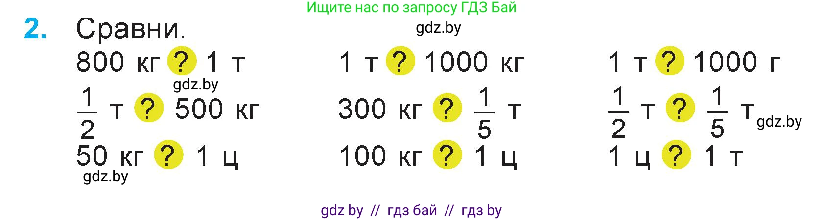 Математика, 3 класс Учебник, авторы: Муравьева Галина Леонидовна, Урбан Мария Анатольевна, издательство Национальный институт образования, Минск, 2021, оранжевого цвета, Часть 2, страница 72, номер 2, Условие