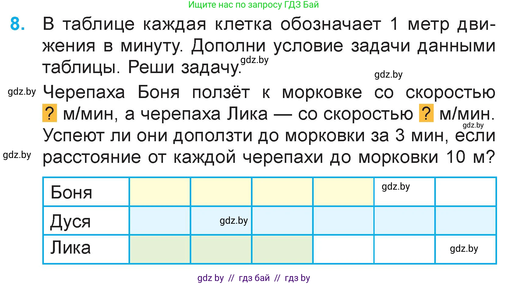 Математика, 3 класс Учебник, авторы: Муравьева Галина Леонидовна, Урбан Мария Анатольевна, издательство Национальный институт образования, Минск, 2021, оранжевого цвета, Часть 2, страница 73, номер 8, Условие