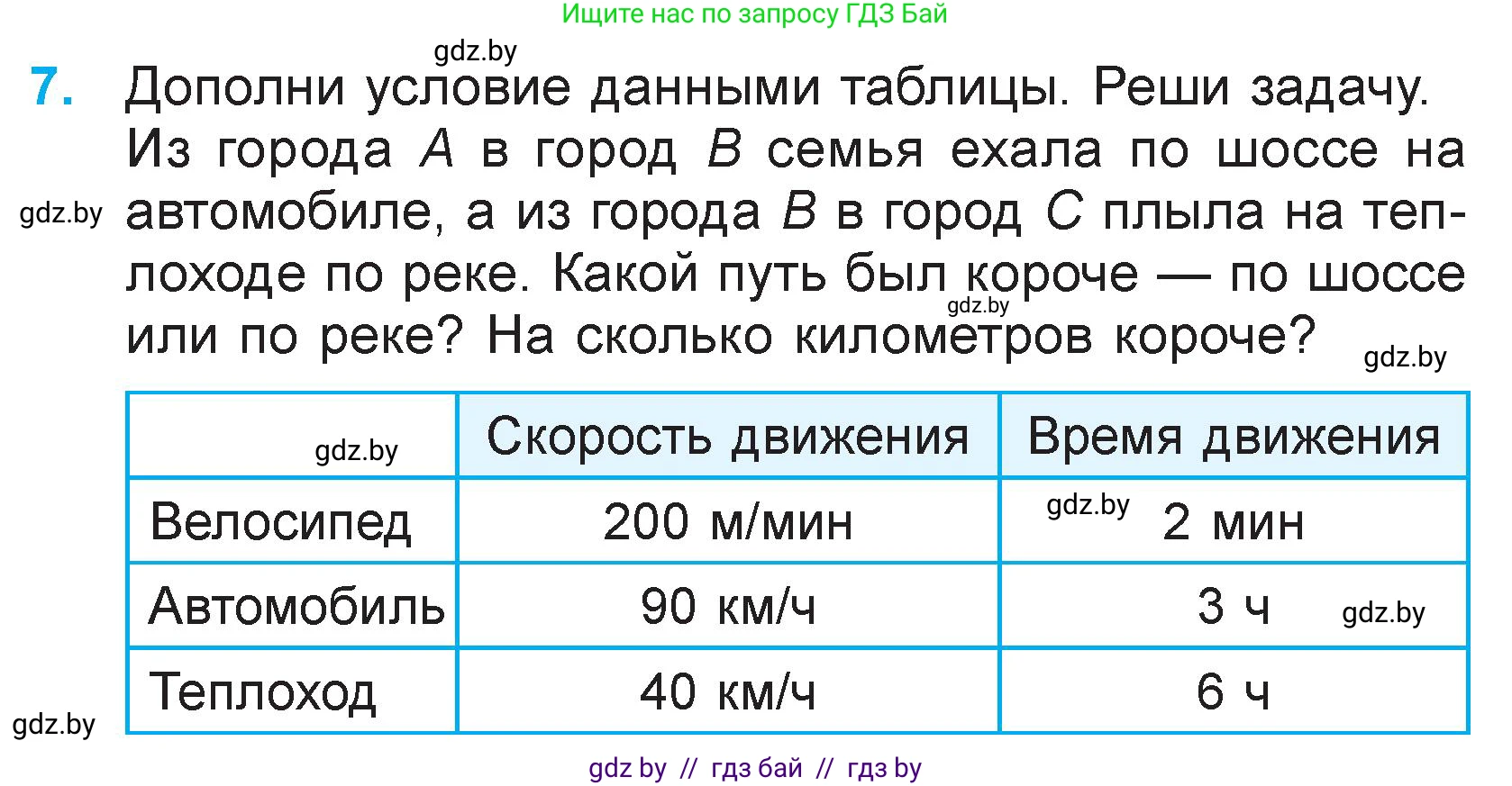 Математика, 3 класс Учебник, авторы: Муравьева Галина Леонидовна, Урбан Мария Анатольевна, издательство Национальный институт образования, Минск, 2021, оранжевого цвета, Часть 2, страница 85, номер 7, Условие