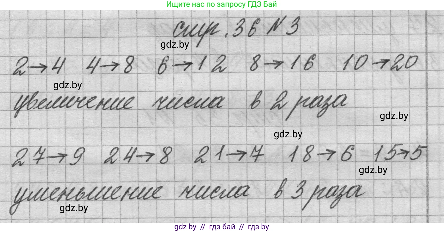 Математика, 3 класс Учебник, авторы: Муравьева Галина Леонидовна, Урбан Мария Анатольевна, издательство Национальный институт образования, Минск, 2021, оранжевого цвета, Часть 1, страница 36, номер 3, Решение 1