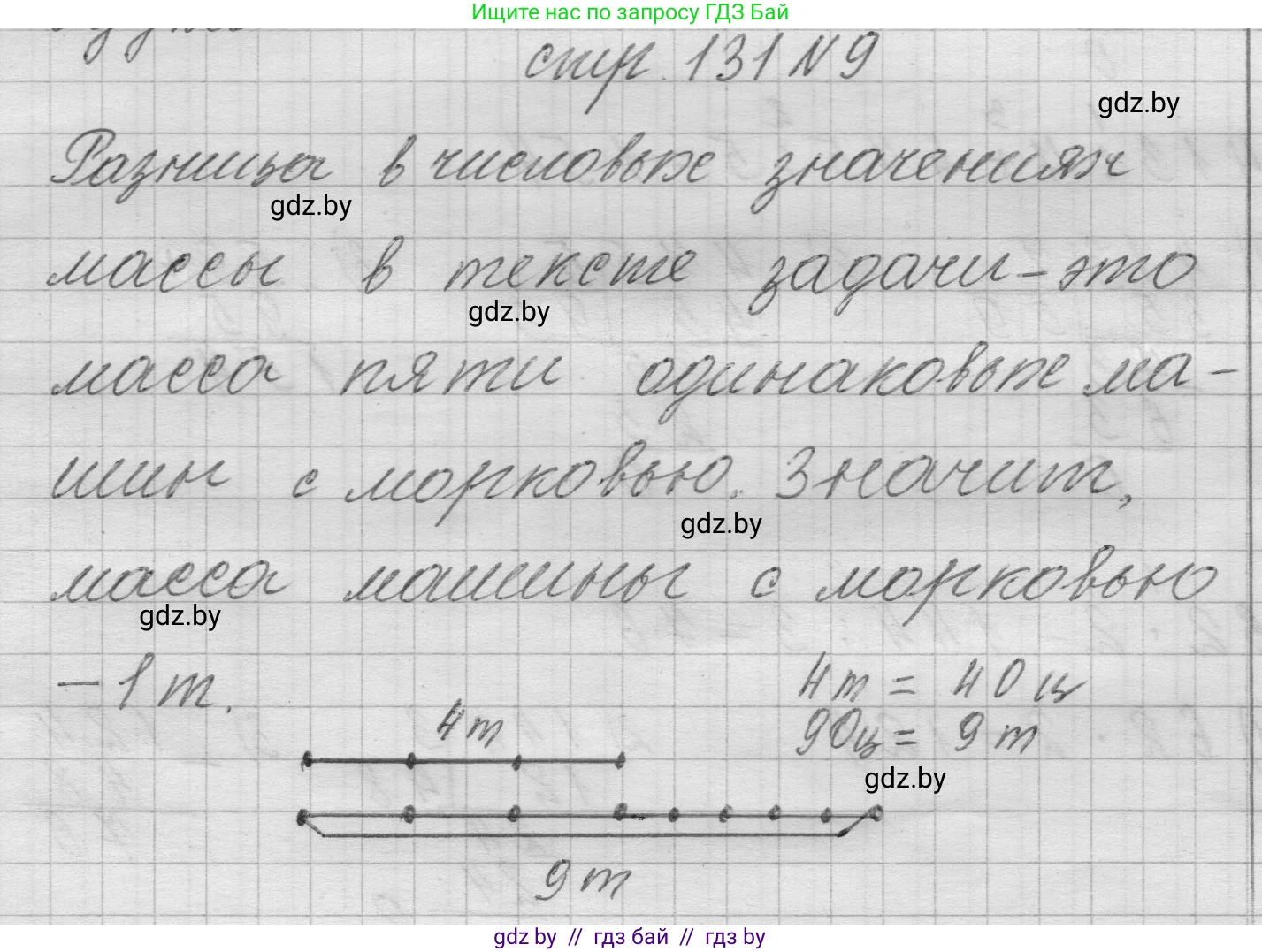 Математика, 3 класс Учебник, авторы: Муравьева Галина Леонидовна, Урбан Мария Анатольевна, издательство Национальный институт образования, Минск, 2021, оранжевого цвета, Часть 2, страница 131, номер 9, Решение 1