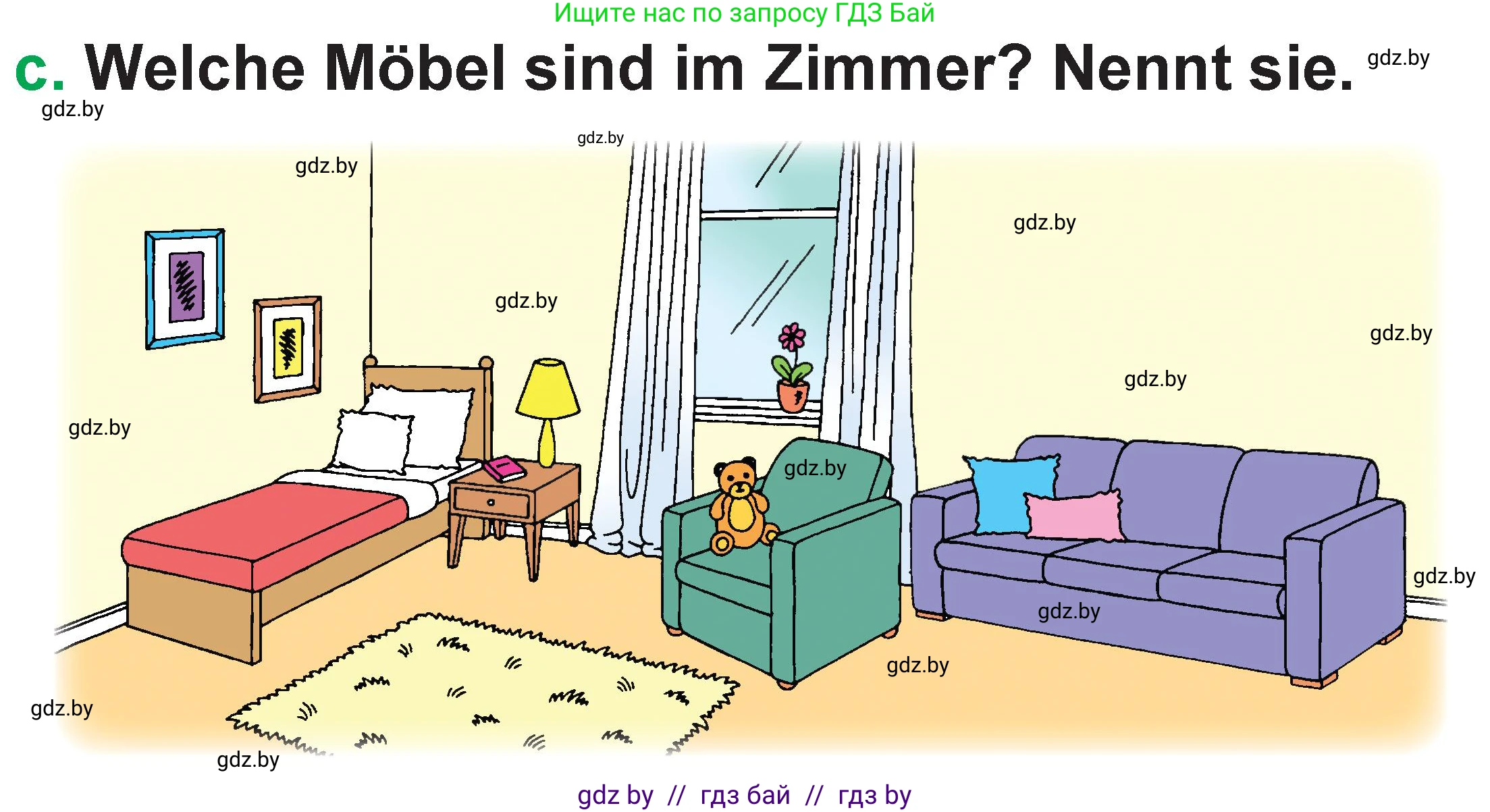 Немецкий язык (Deutsch), 3 класс Учебник (Schülerbuch), авторы: Будько Антонина Филипповна (Budjko Antonina), Урбанович Инна Ювинальевна (Urbanowitsch Ina), издательство Вышэйшая школа, Минск, 2018, бирюзового цвета, Часть 2, страница 39, номер 3, Условие (продолжение 2)