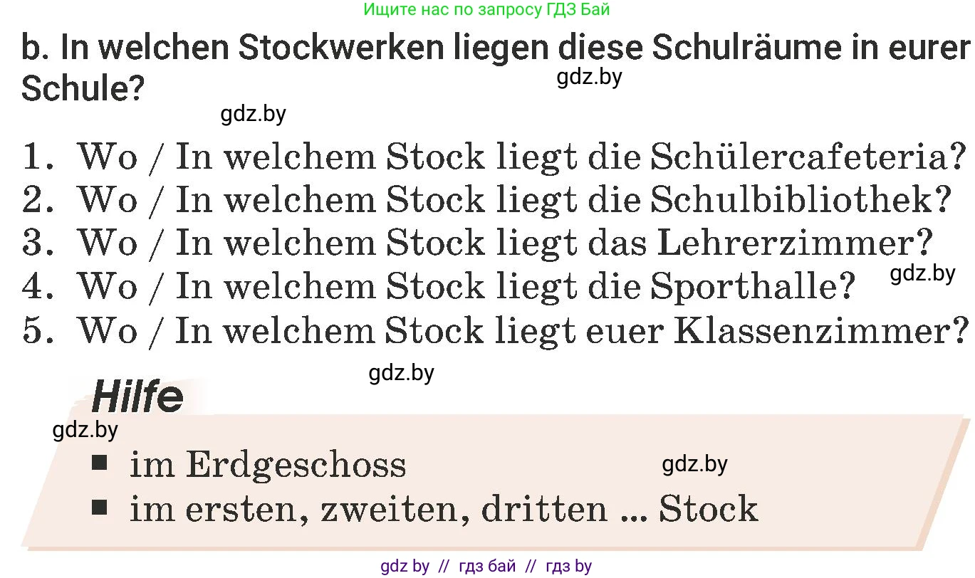 Немецкий язык (Deutsch), 6 класс Учебник (Schülerbuch), авторы: Будько Антонина Филипповна (Budjko Antonina), Урбанович Инна Ювинальевна (Urbanowitsch Ina), издательство Вышэйшая школа, Минск, 2020, бежевого цвета, страница 20, номер b, Условие