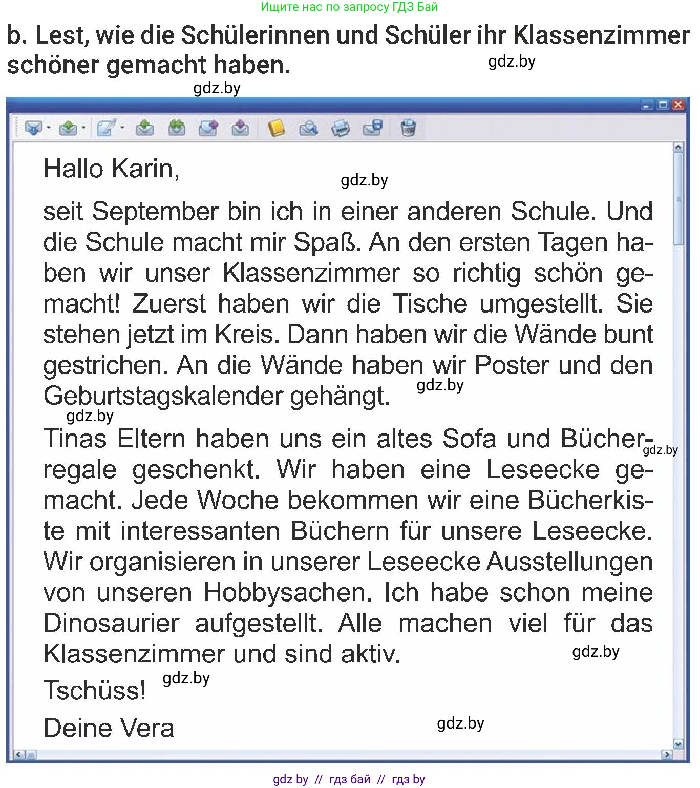 Немецкий язык (Deutsch), 6 класс Учебник (Schülerbuch), авторы: Будько Антонина Филипповна (Budjko Antonina), Урбанович Инна Ювинальевна (Urbanowitsch Ina), издательство Вышэйшая школа, Минск, 2020, бежевого цвета, страница 24, номер b, Условие
