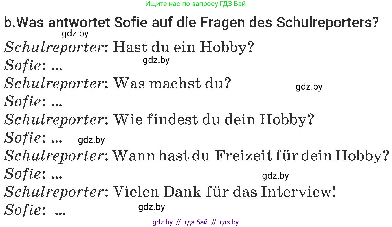 Немецкий язык (Deutsch), 6 класс Учебник (Schülerbuch), авторы: Будько Антонина Филипповна (Budjko Antonina), Урбанович Инна Ювинальевна (Urbanowitsch Ina), издательство Вышэйшая школа, Минск, 2020, бежевого цвета, страница 98, номер b, Условие