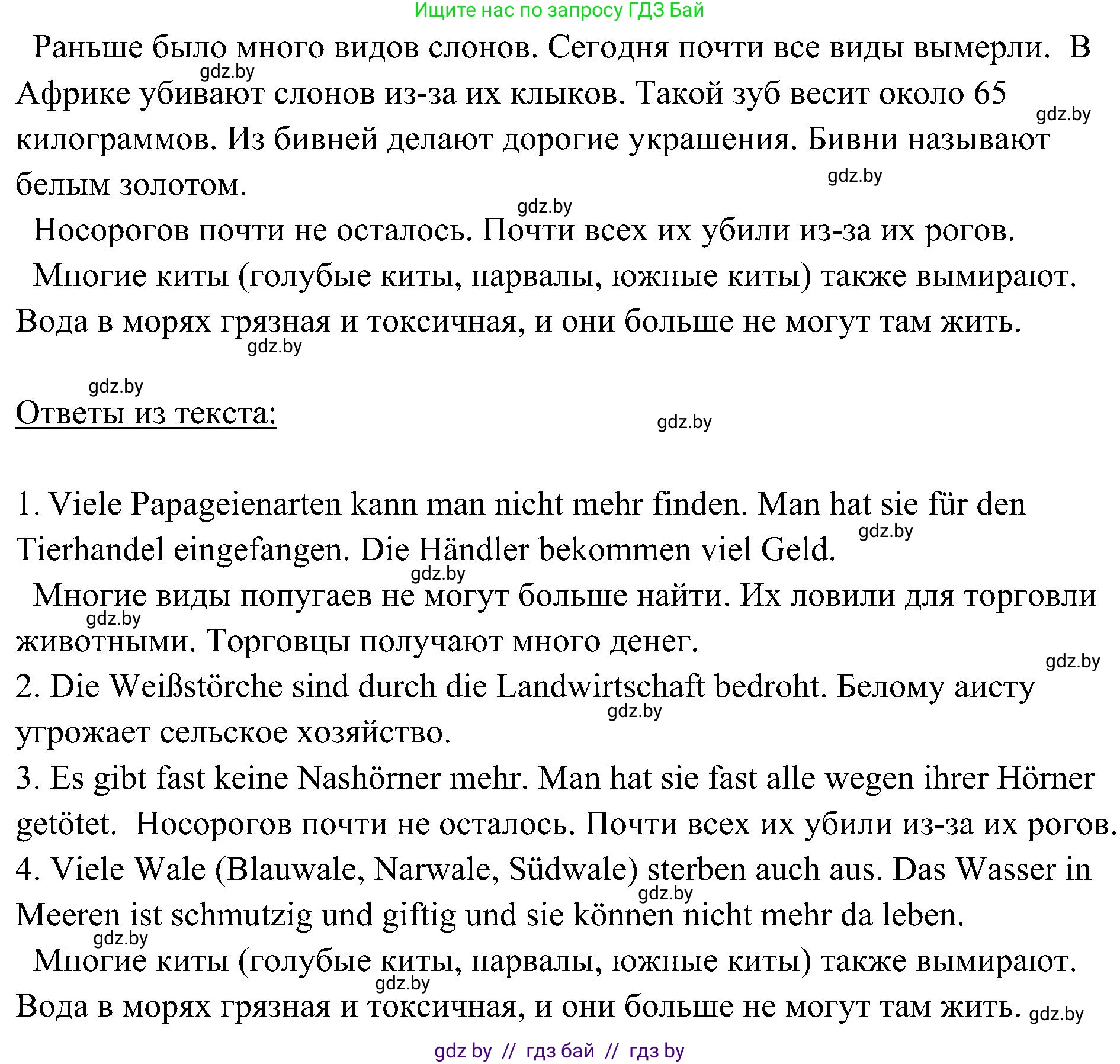 Немецкий язык (Deutsch), 6 класс Учебник (Schülerbuch), авторы: Будько Антонина Филипповна (Budjko Antonina), Урбанович Инна Ювинальевна (Urbanowitsch Ina), издательство Вышэйшая школа, Минск, 2020, бежевого цвета, страница 205, номер c, Решение (продолжение 2)