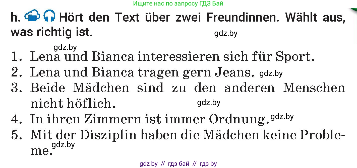 Немецкий язык (Deutsch), 7 класс Учебник (Schülerbuch), авторы: Будько Антонина Филипповна (Budjko Antonina), Урбанович Инна Ювинальевна (Urbanowitsch Ina), издательство Вышэйшая школа, Минск, 2021, страница 75, номер 4, Условие (продолжение 5)